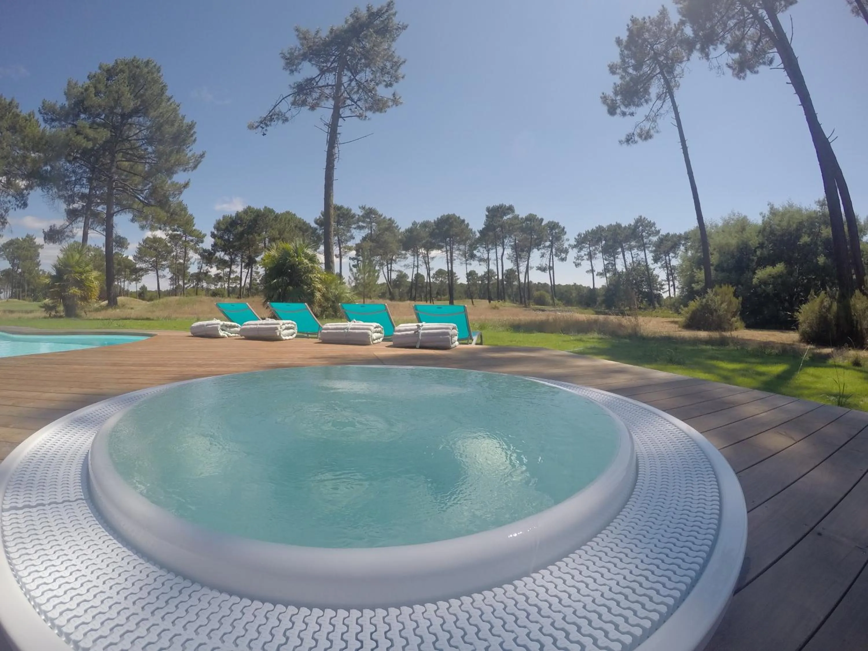 Hot Tub in Villa BORA BORA