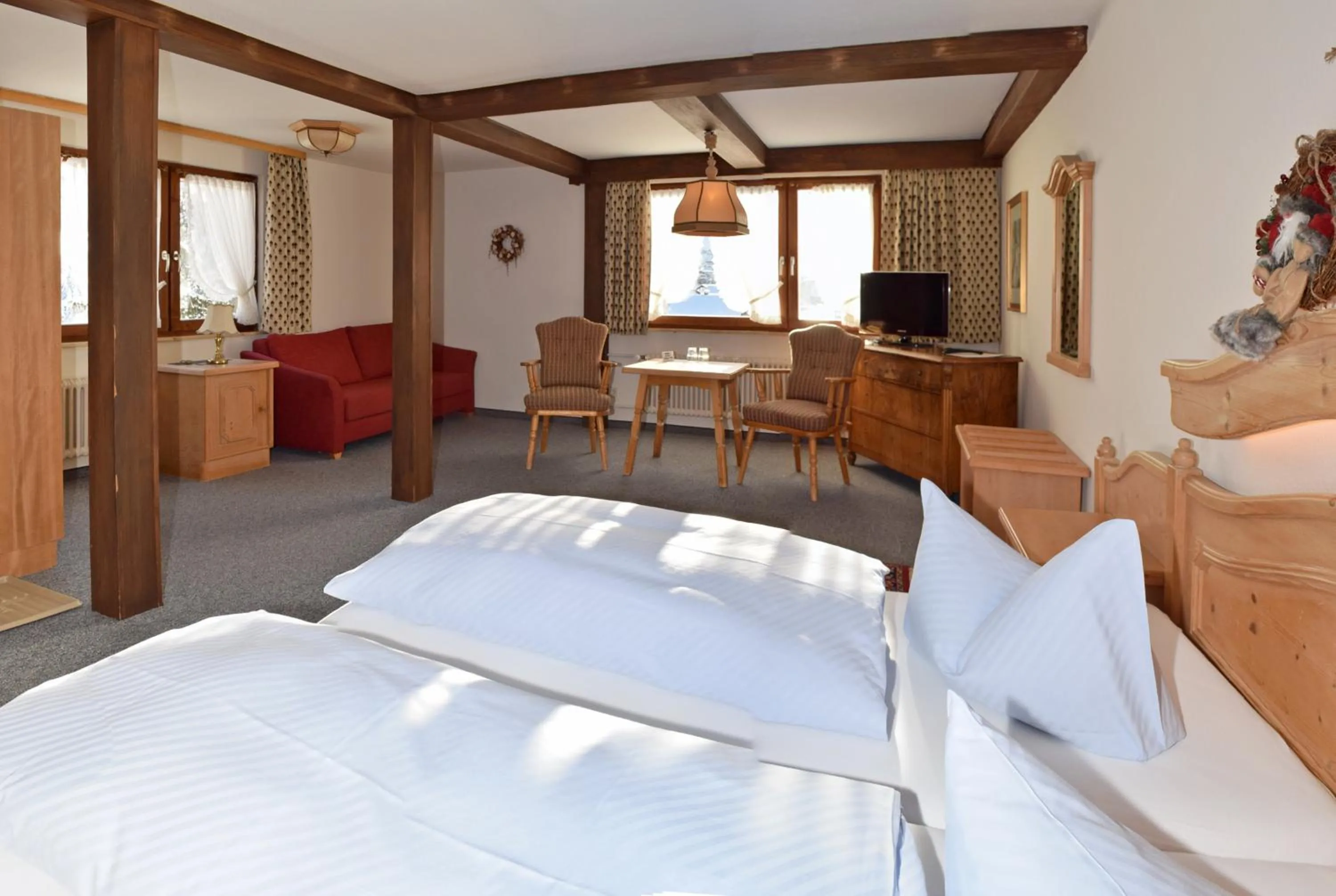 Bedroom, Bed in Der Berghof