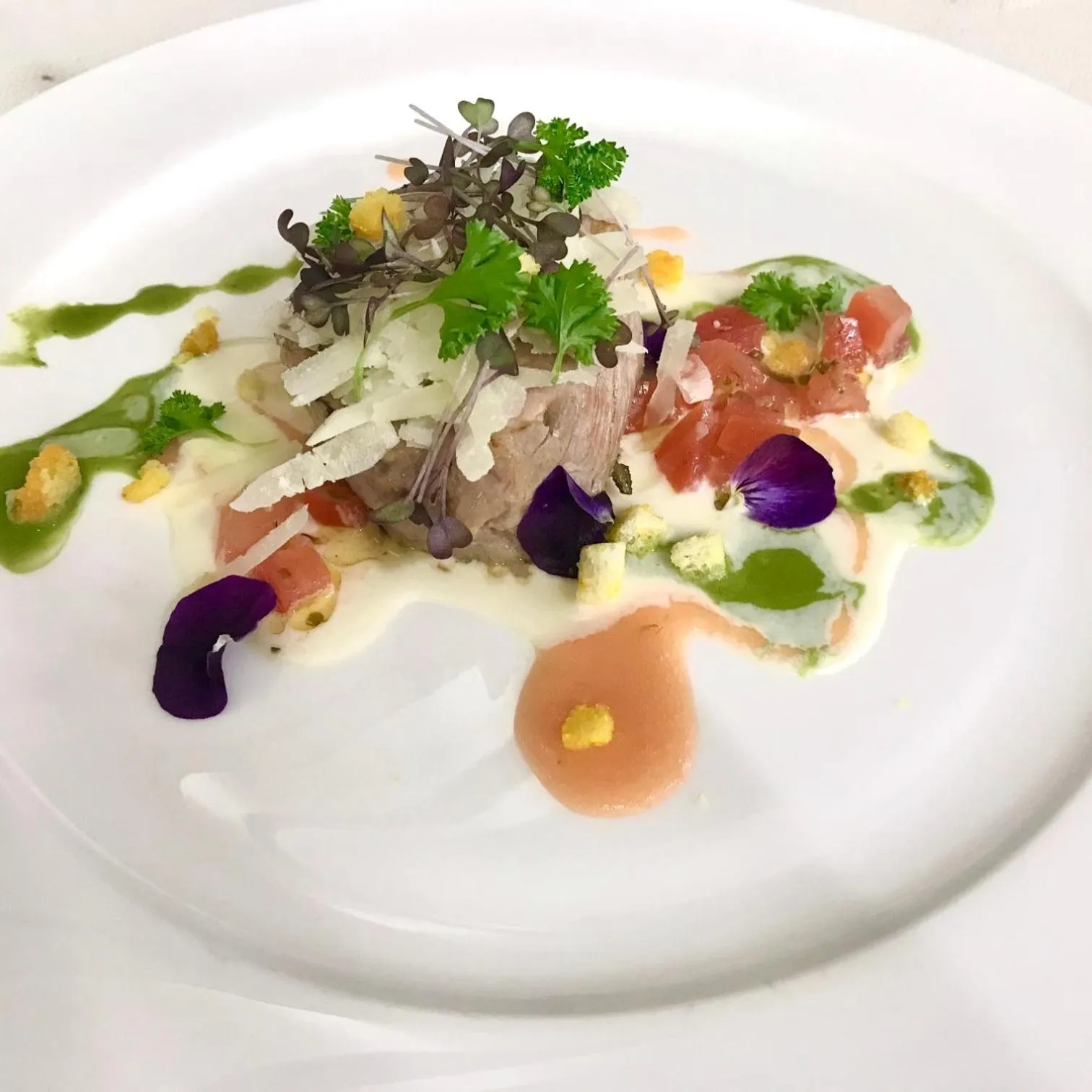 Food close-up in Savoia Palace Hotel