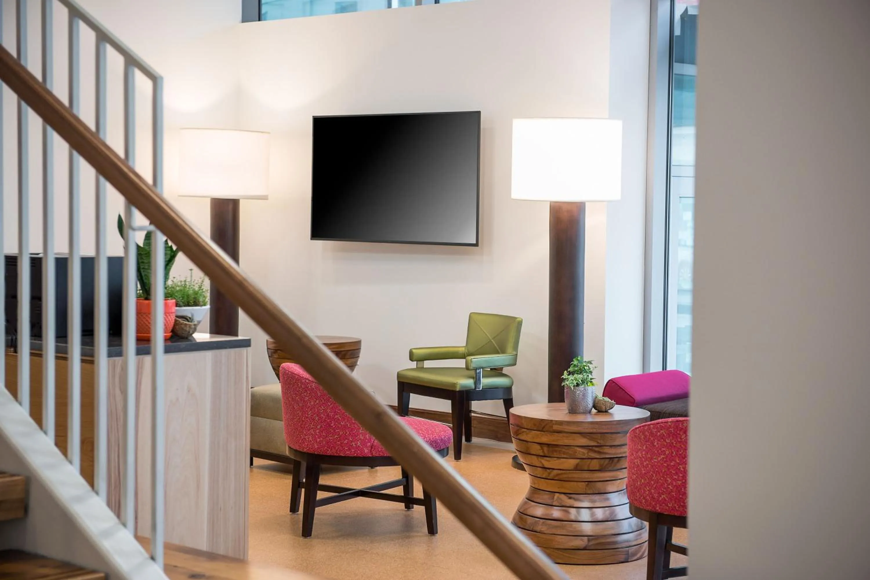 Lobby or reception in The Hotel at Oberlin