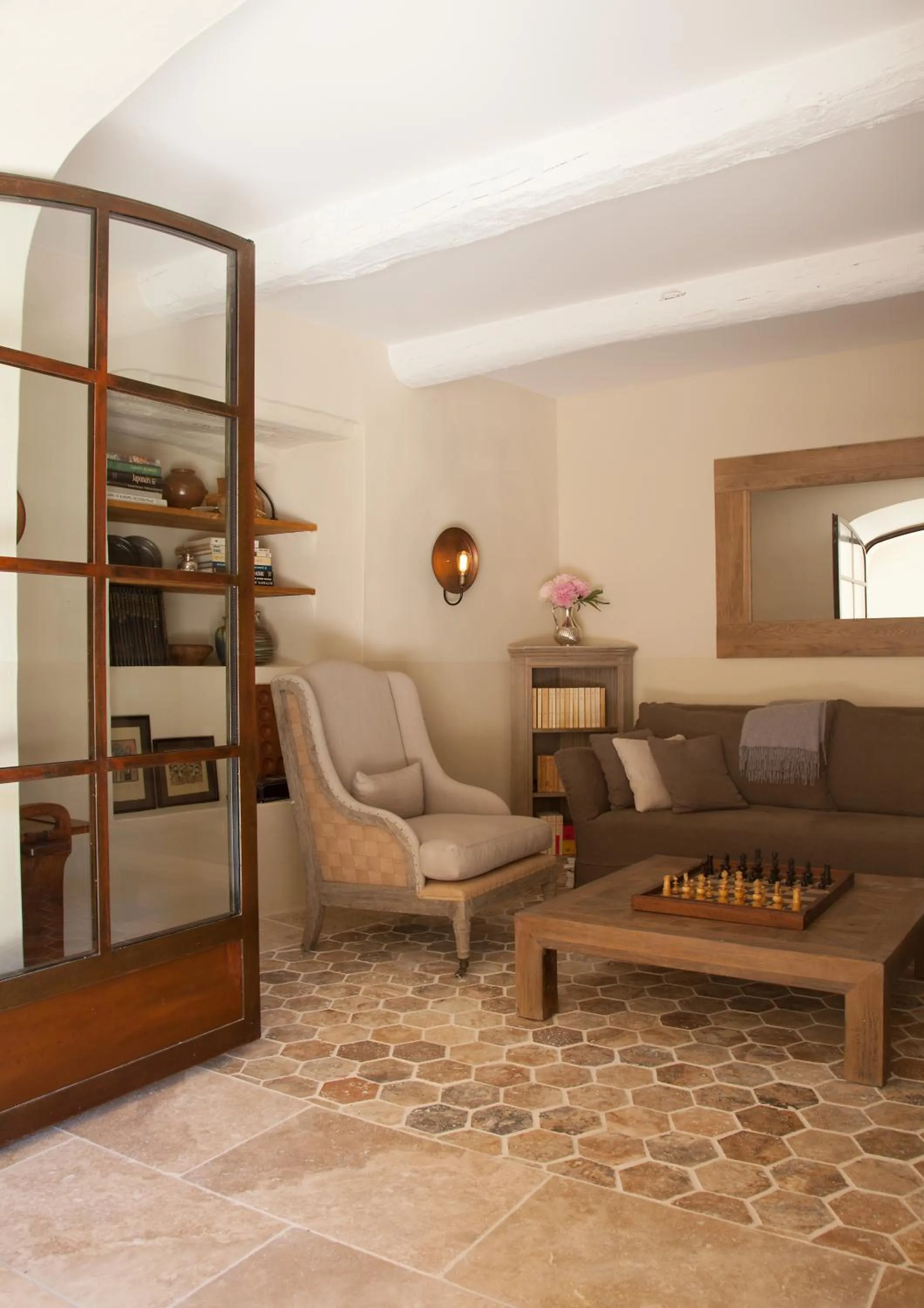 Communal lounge/ TV room in Domaine Les Martins - Gordes