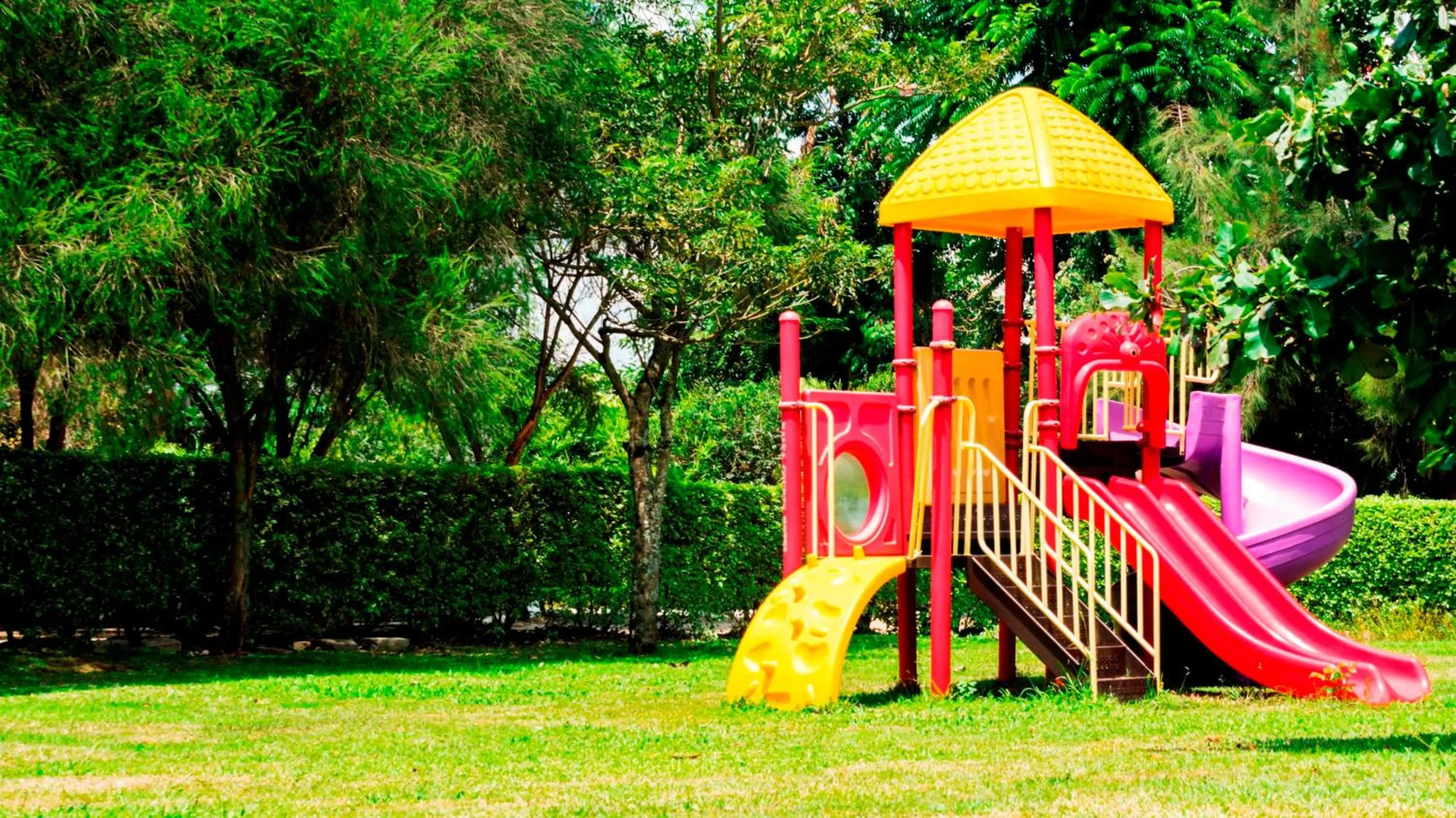 Children play ground in Kalya Courts Hotel Fort Portal