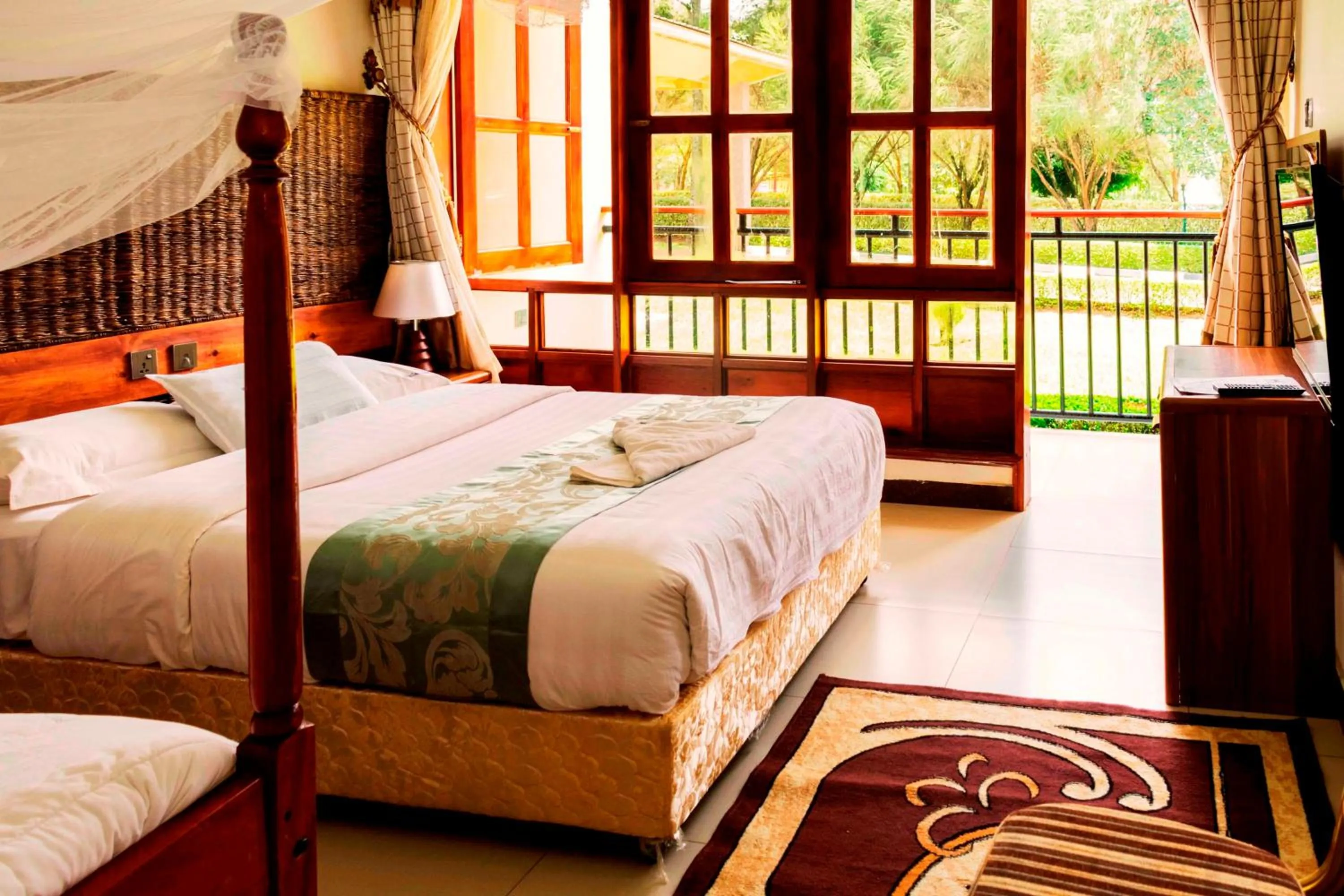 Bed in Kalya Courts Hotel Fort Portal