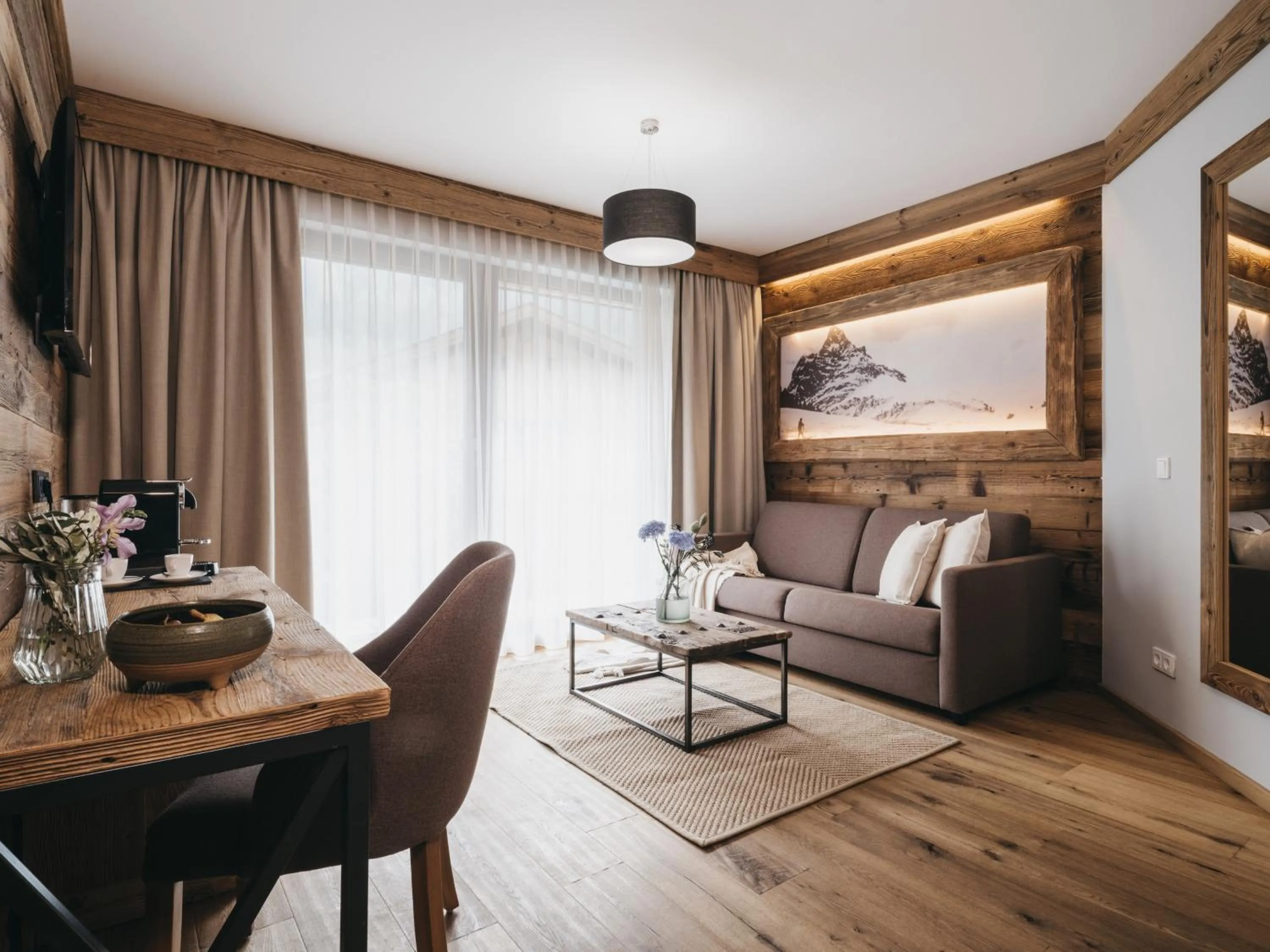 Living room in VAYA Sölden inkl Ötztal Inside Summer Card