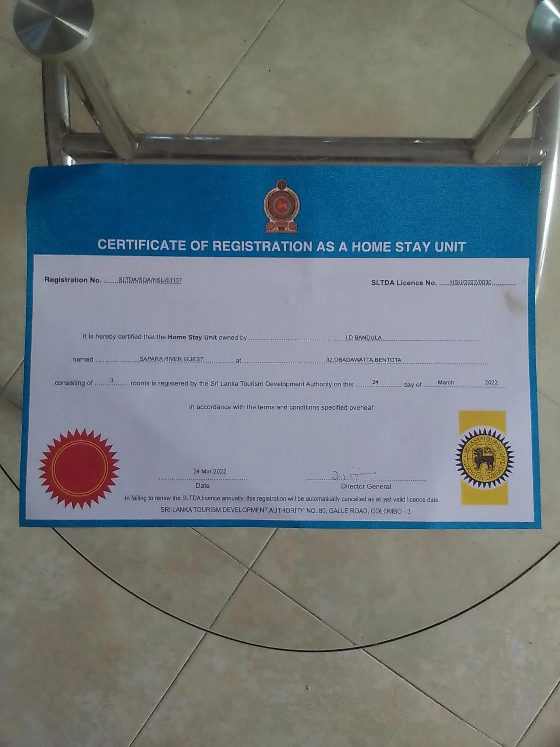 Property logo or sign in Sapara River Guest