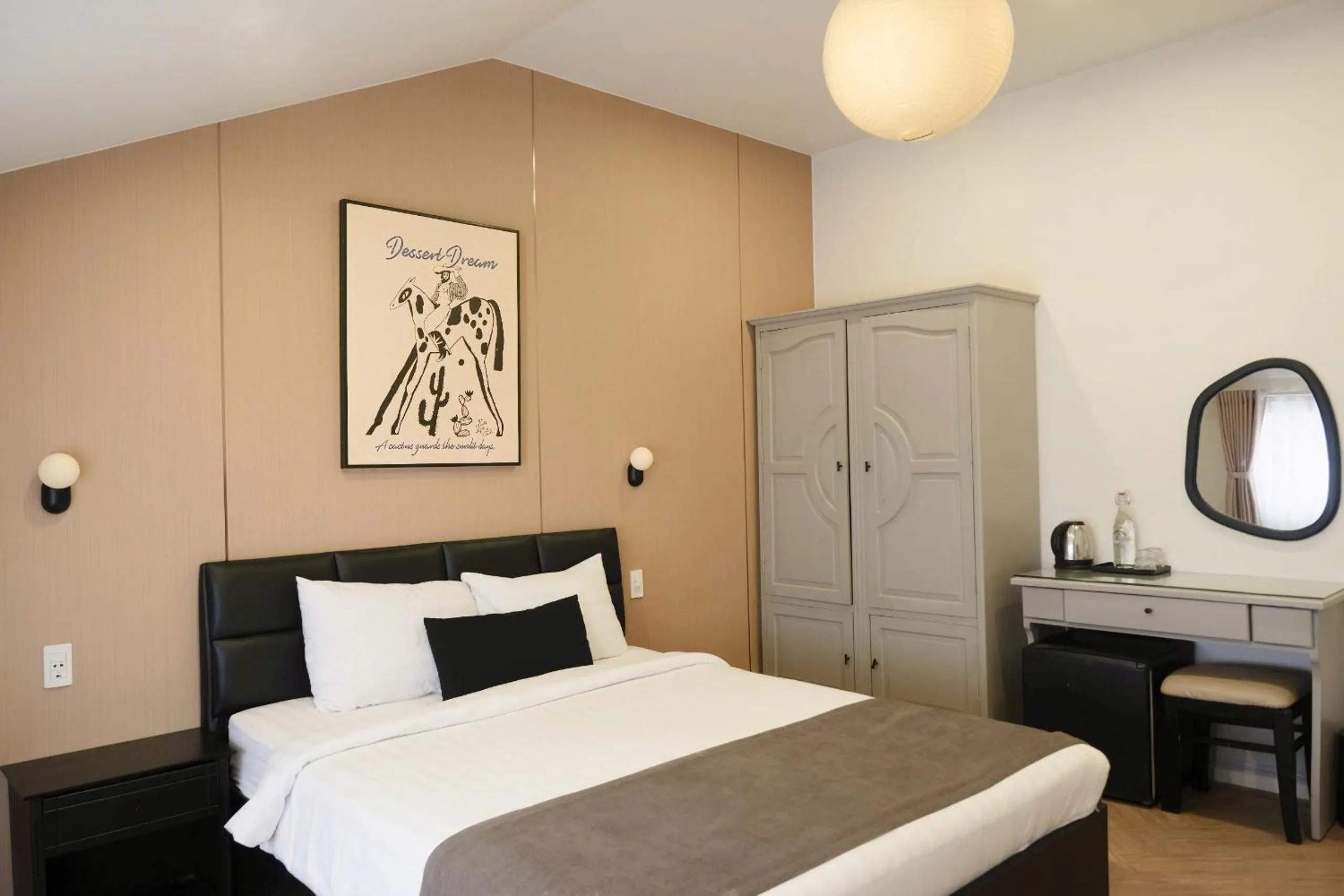 Bed in Ngoc Trai Vang Hotel