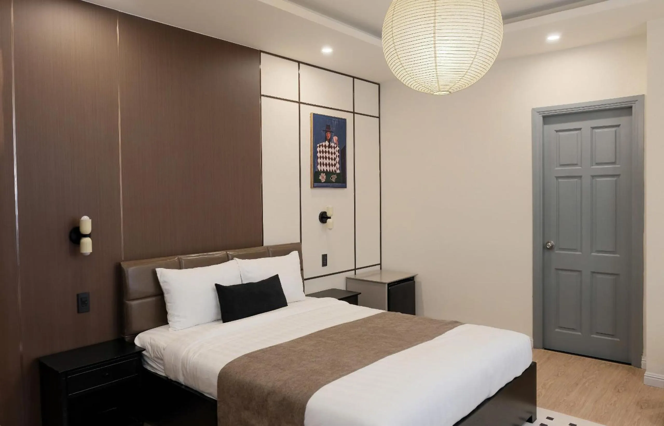 Bed in Ngoc Trai Vang Hotel