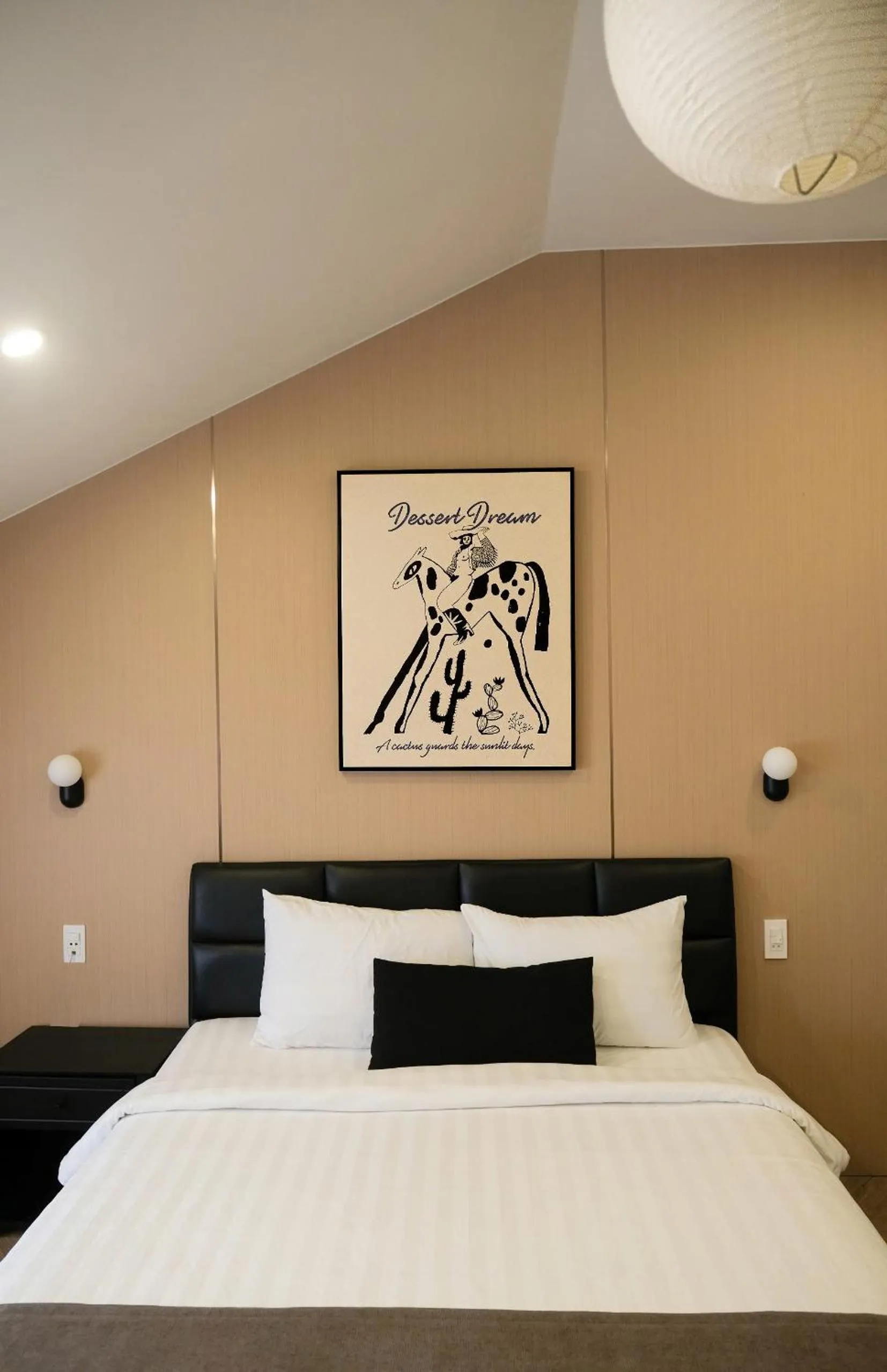 Bed in Ngoc Trai Vang Hotel