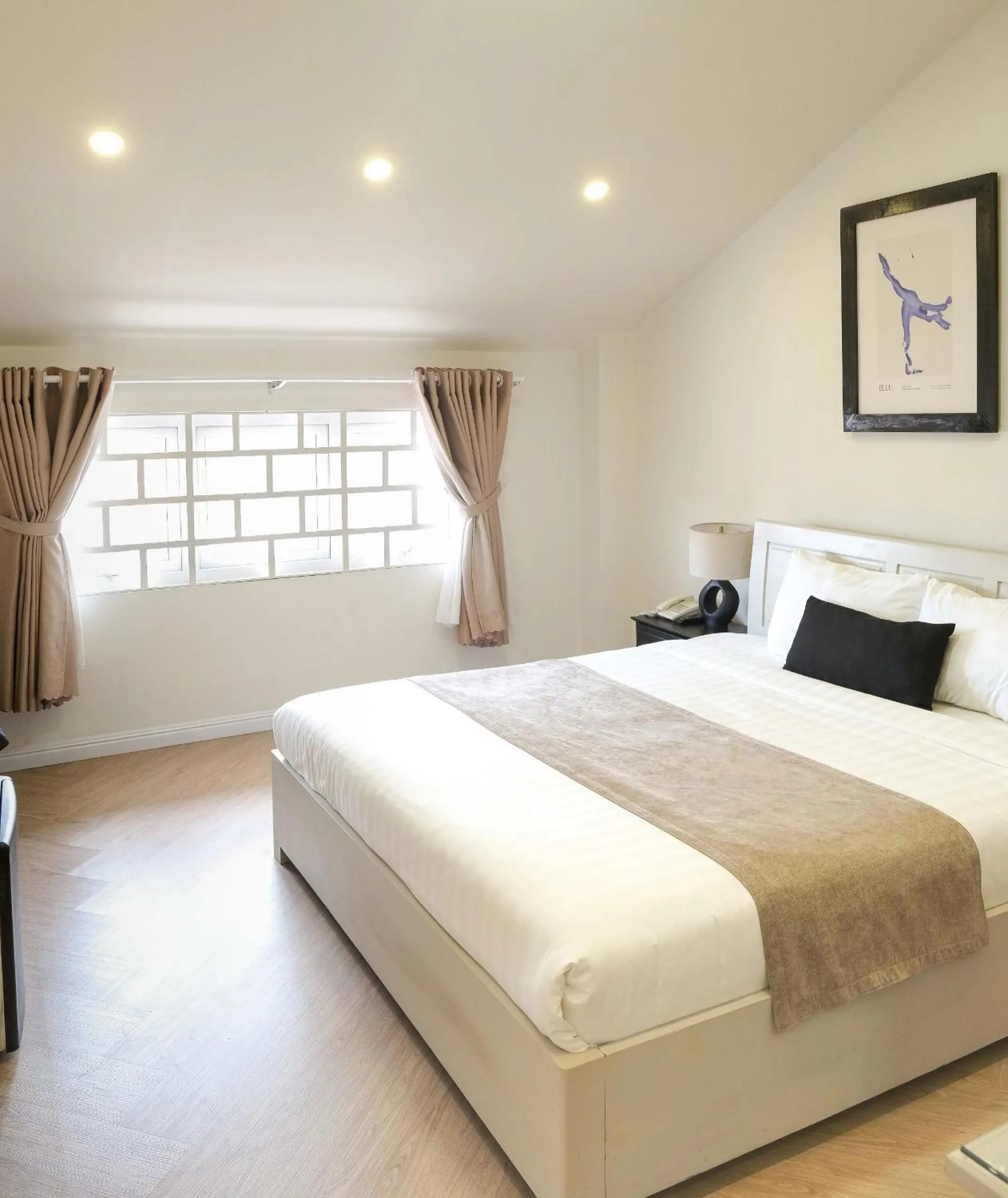 Bed in Ngoc Trai Vang Hotel