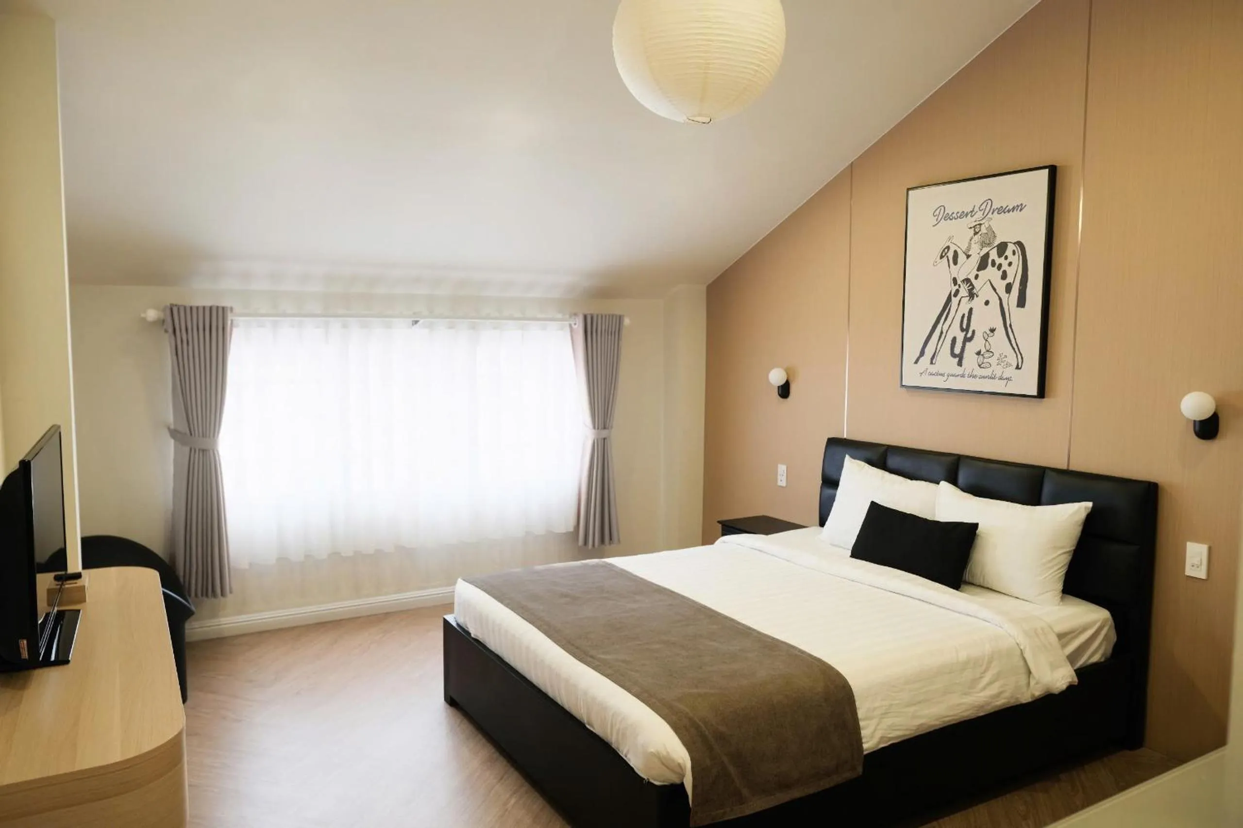 Bed in Ngoc Trai Vang Hotel