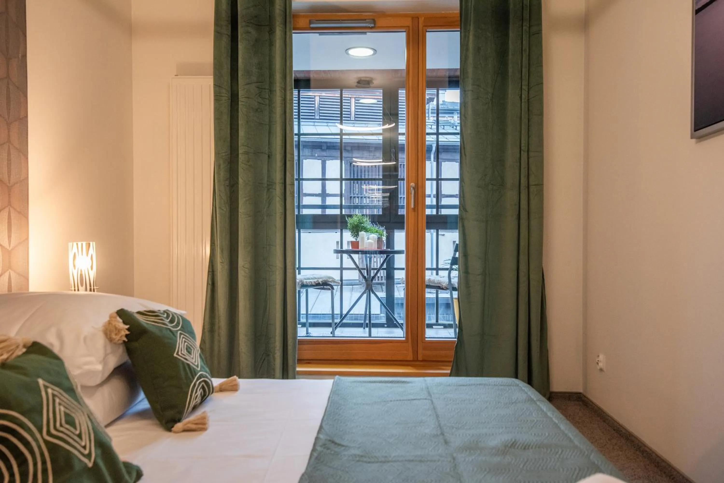 Bed in City Lights Apartments