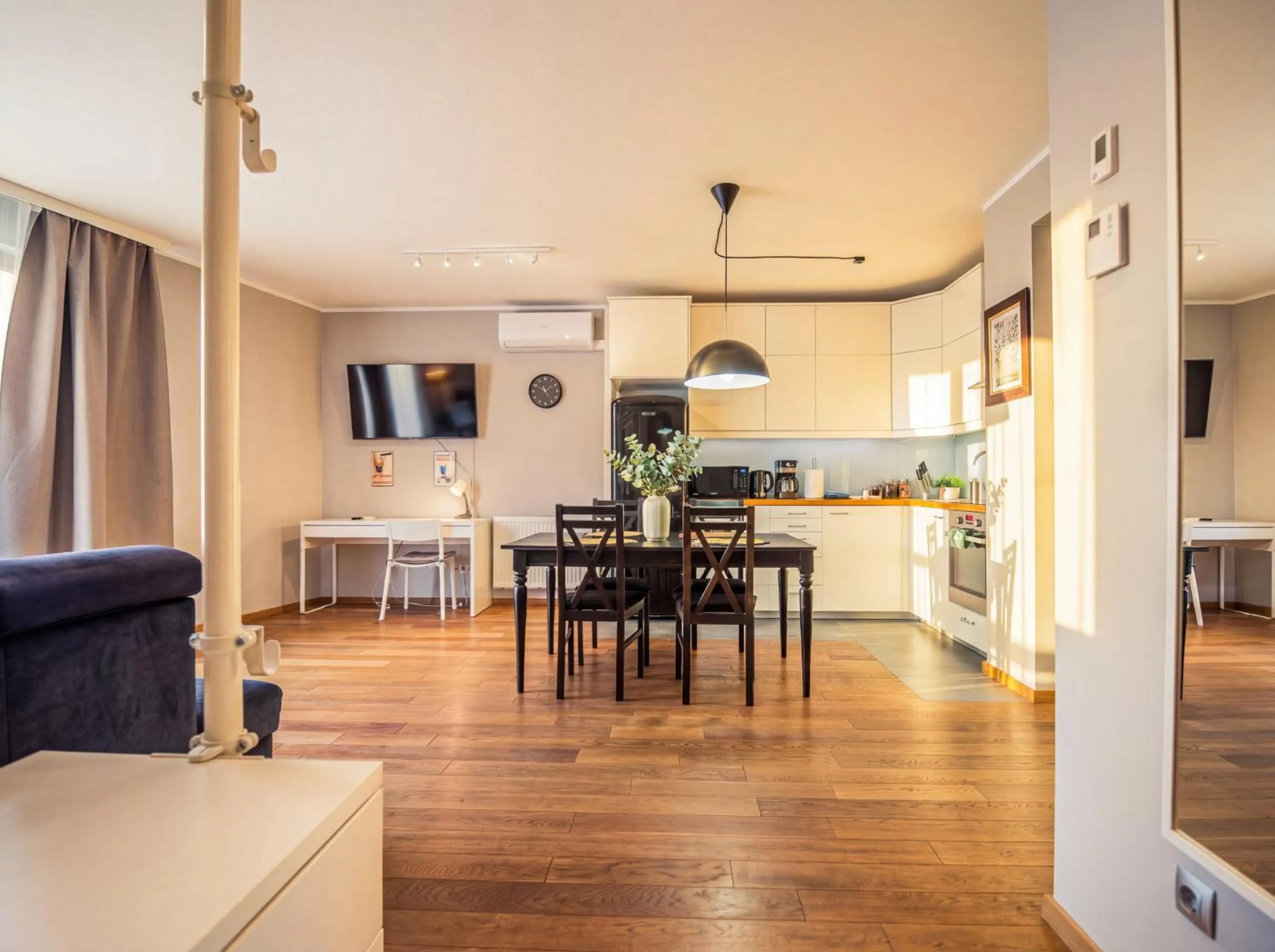 Living room in City Lights Apartments