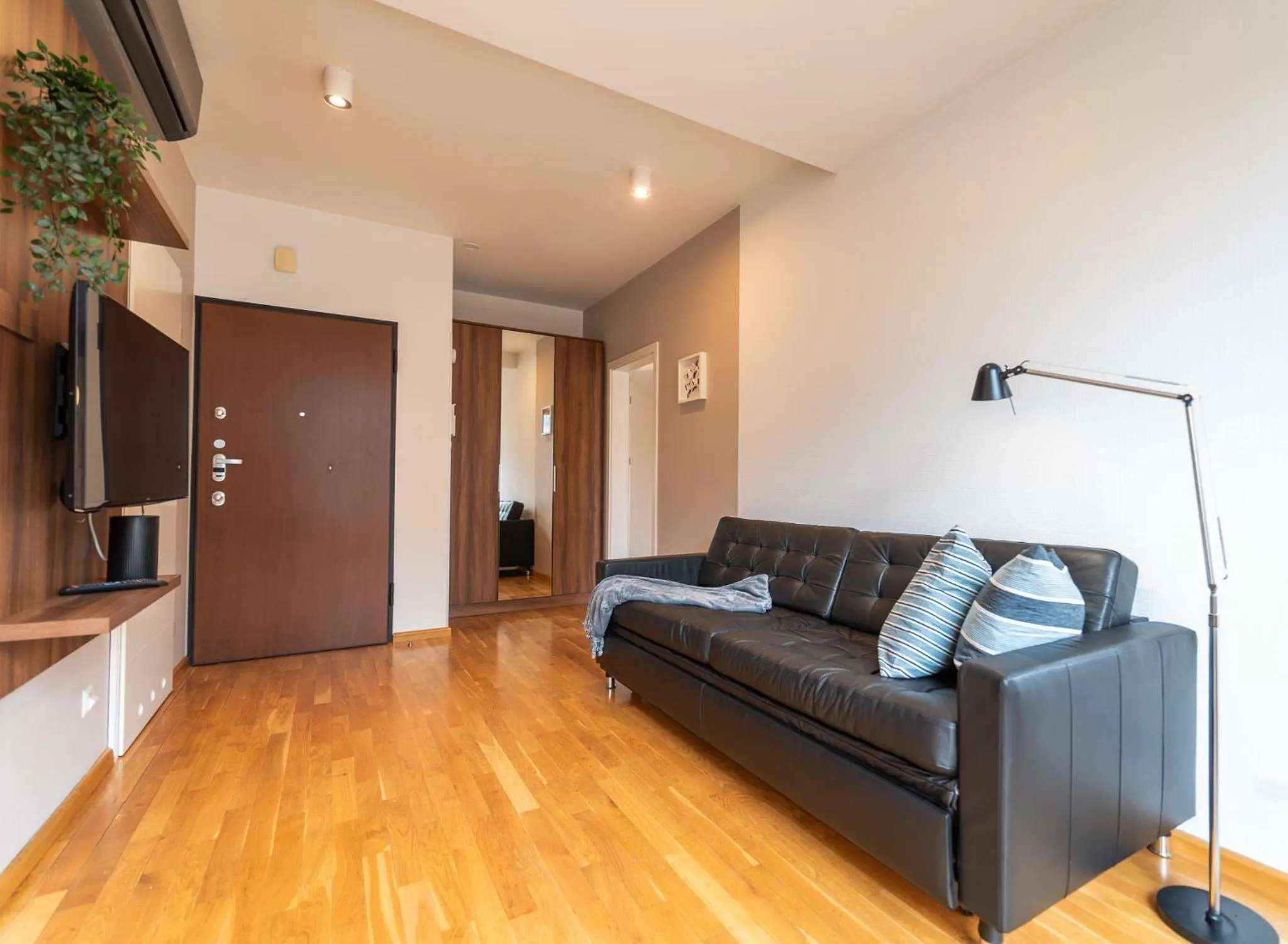 Living room in City Lights Apartments