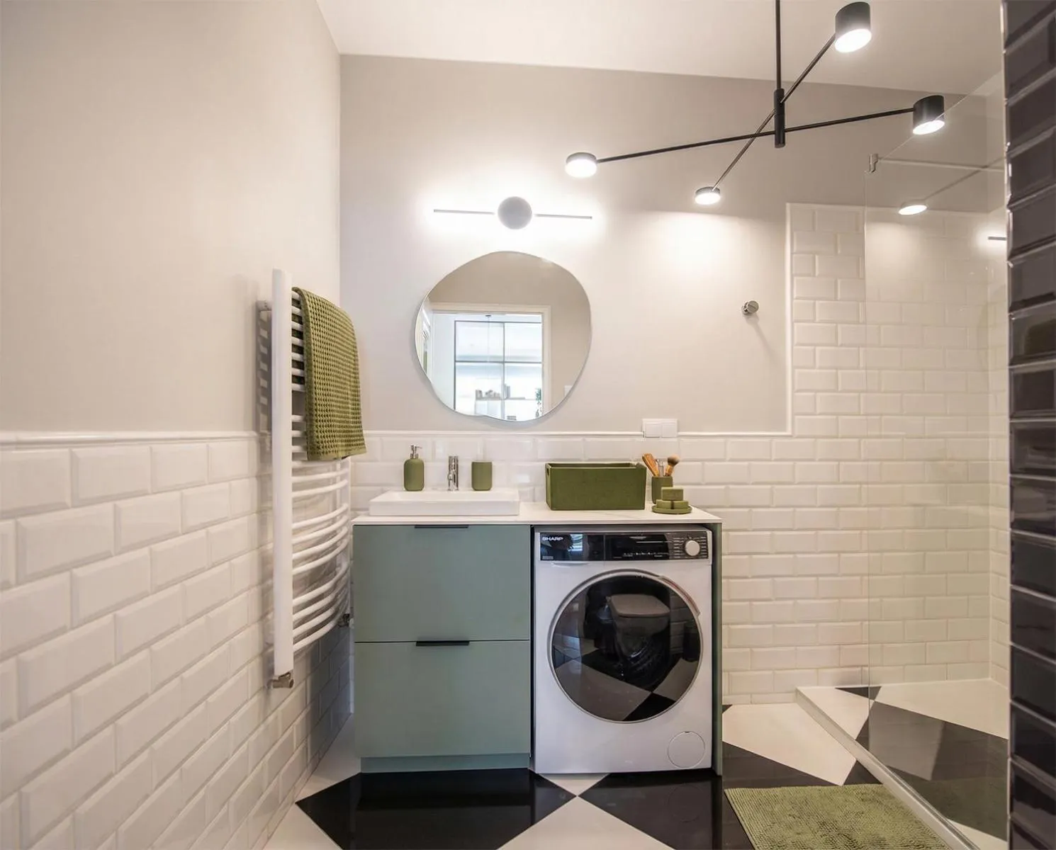Bathroom in City Lights Apartments