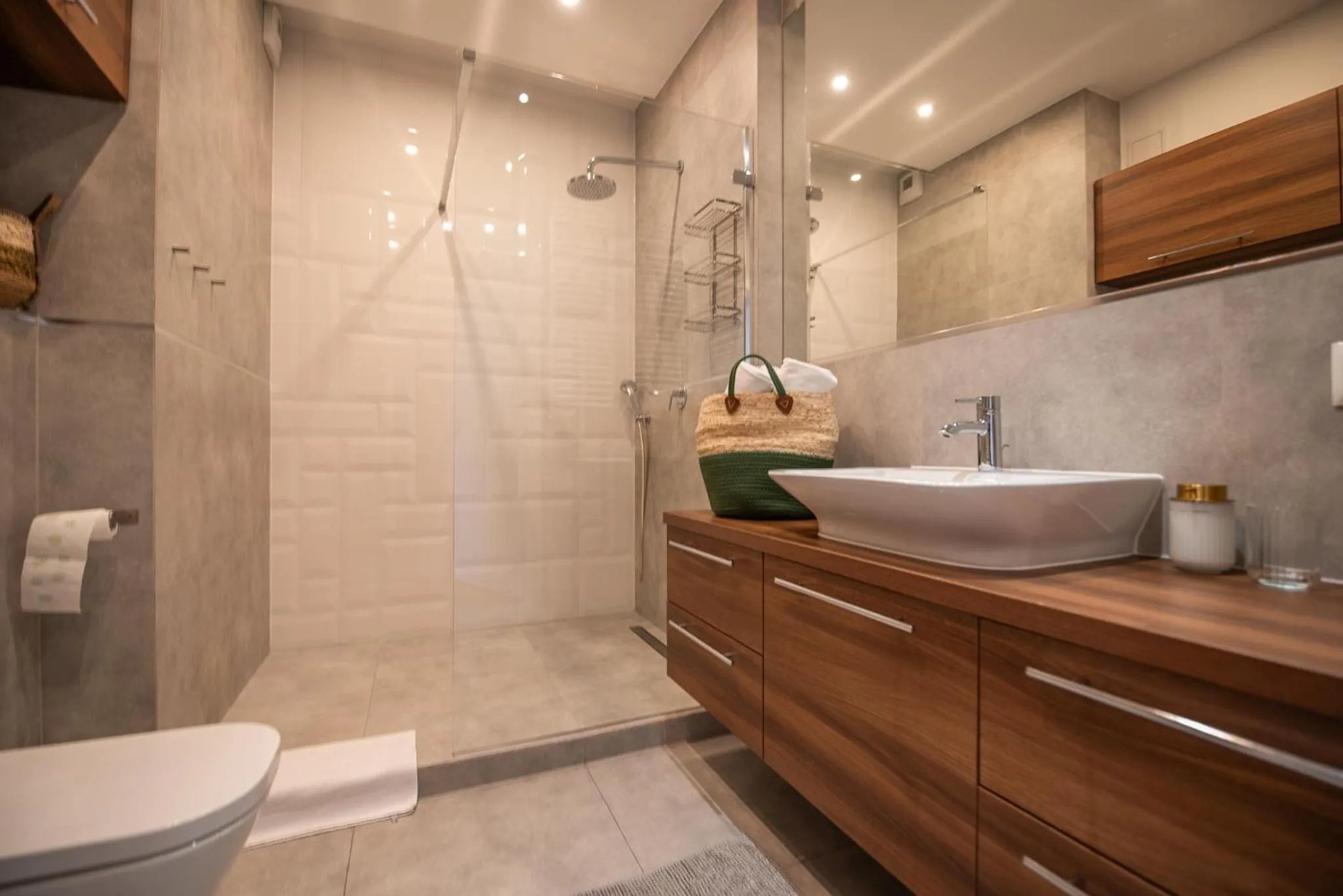 Bathroom in City Lights Apartments