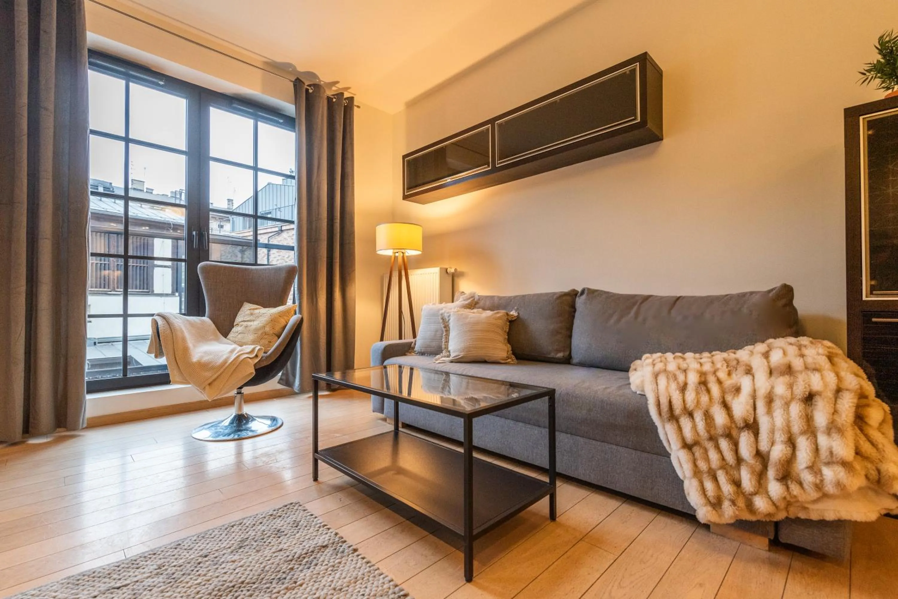 TV and multimedia in City Lights Apartments