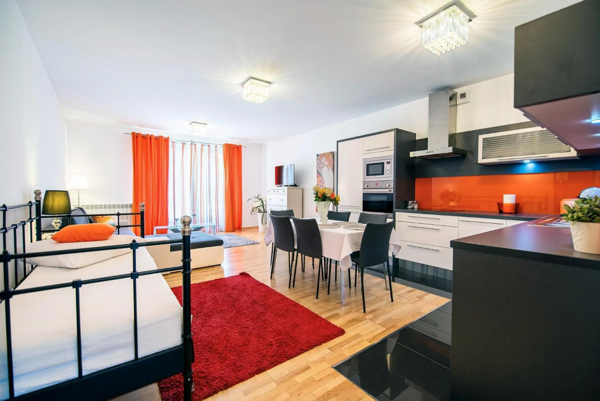 TV and multimedia in City Lights Apartments