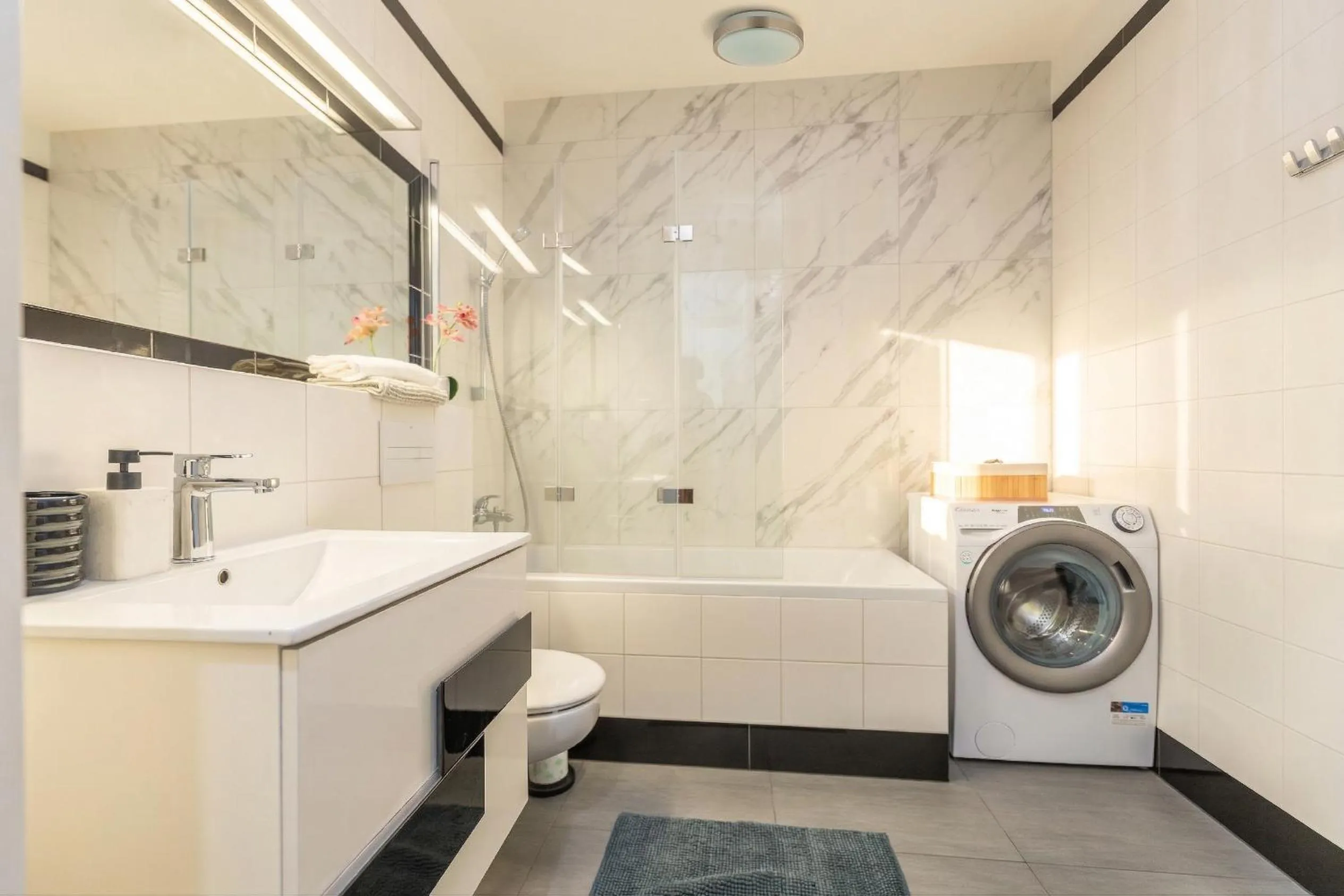 Bathroom in City Lights Apartments