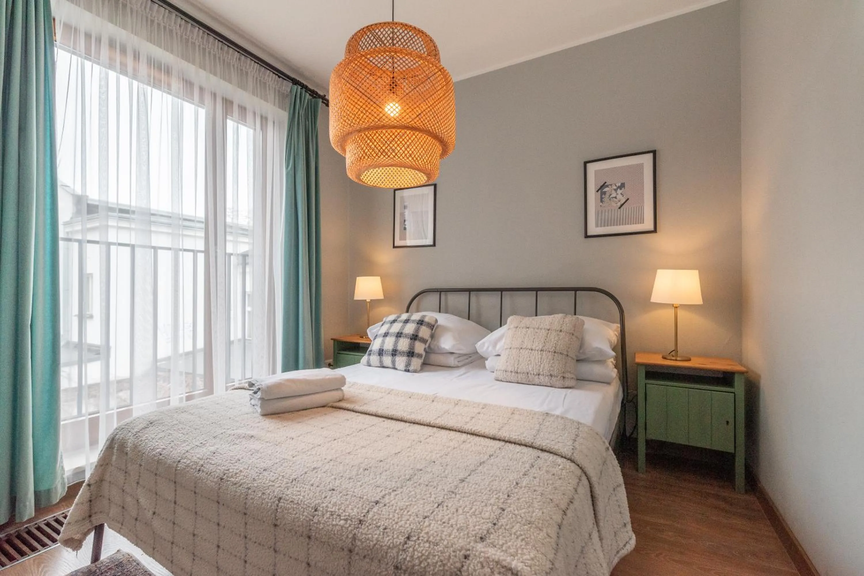 Bed in City Lights Apartments