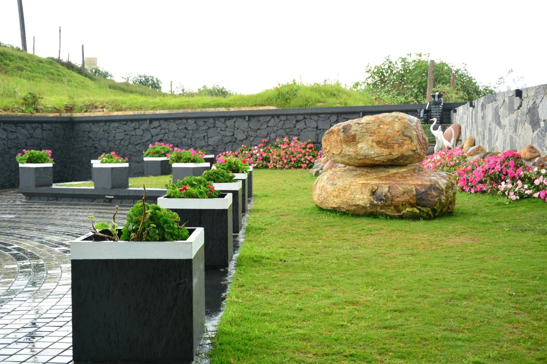 Garden view in Villa Mount Royal