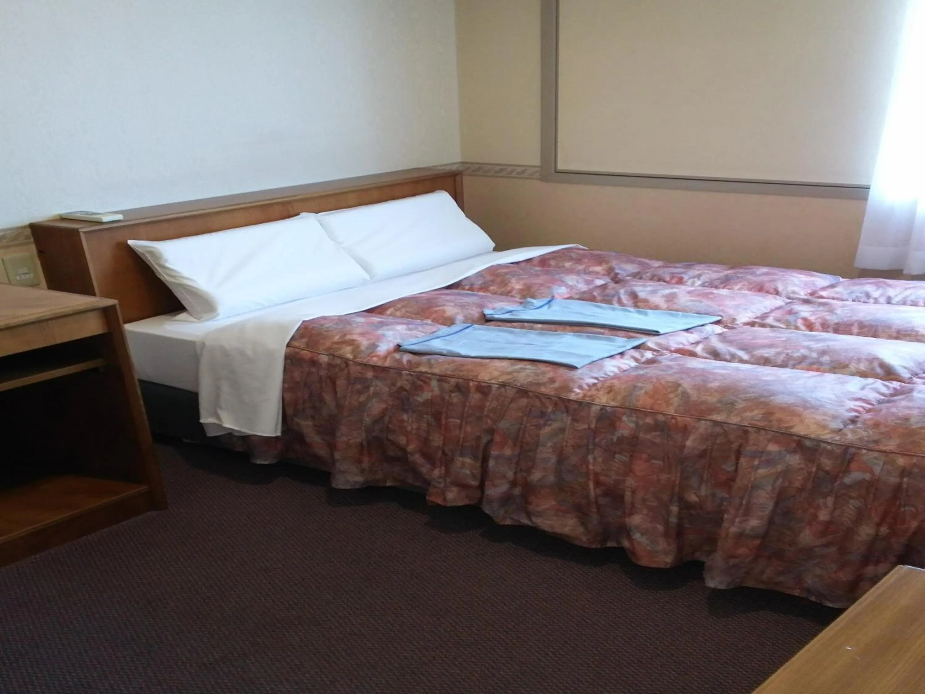 Photo of the whole room, Bed in Hotel Hyper Hills Hirosaki