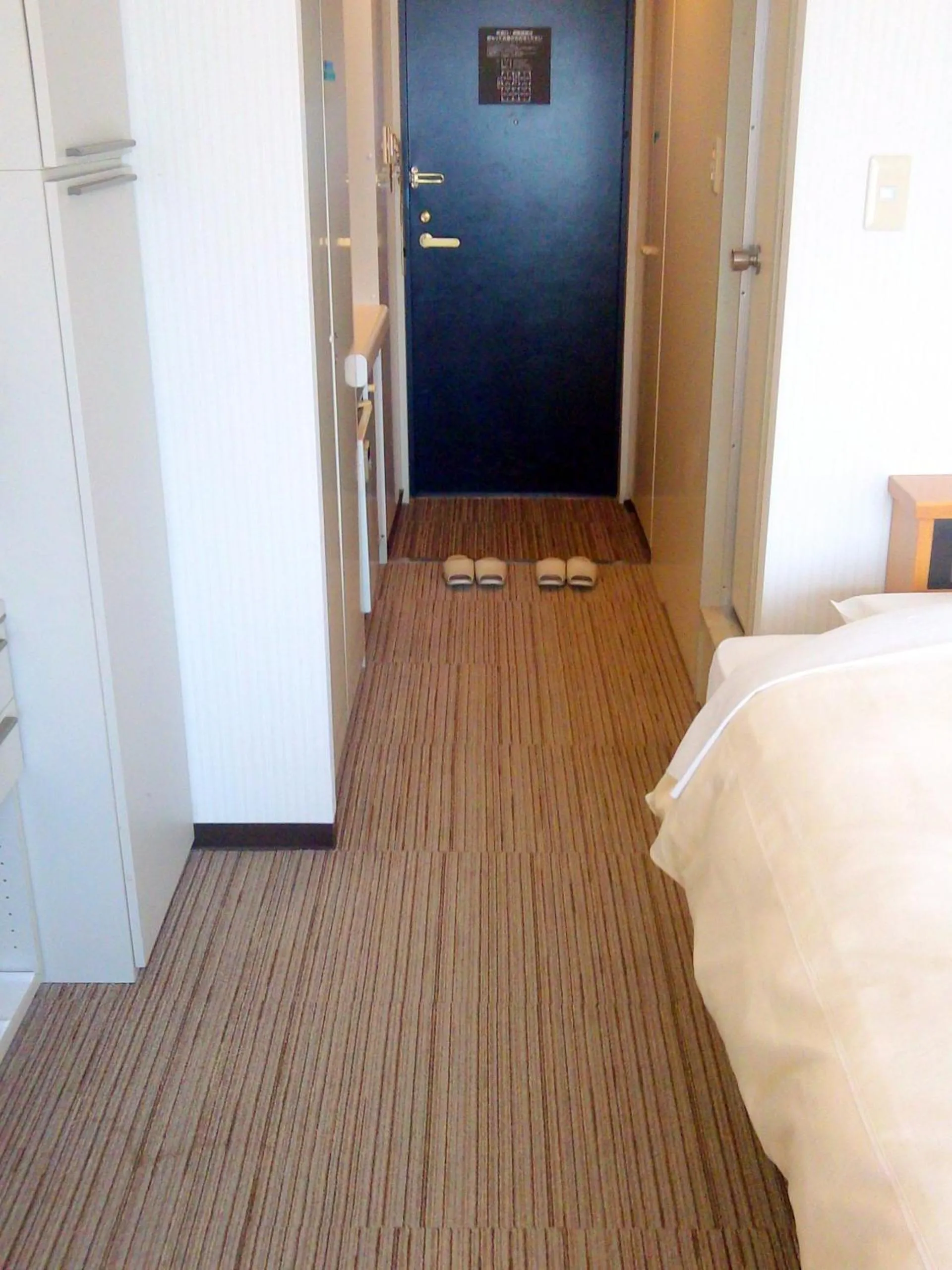 Photo of the whole room, Bed in Okaya Central Hotel