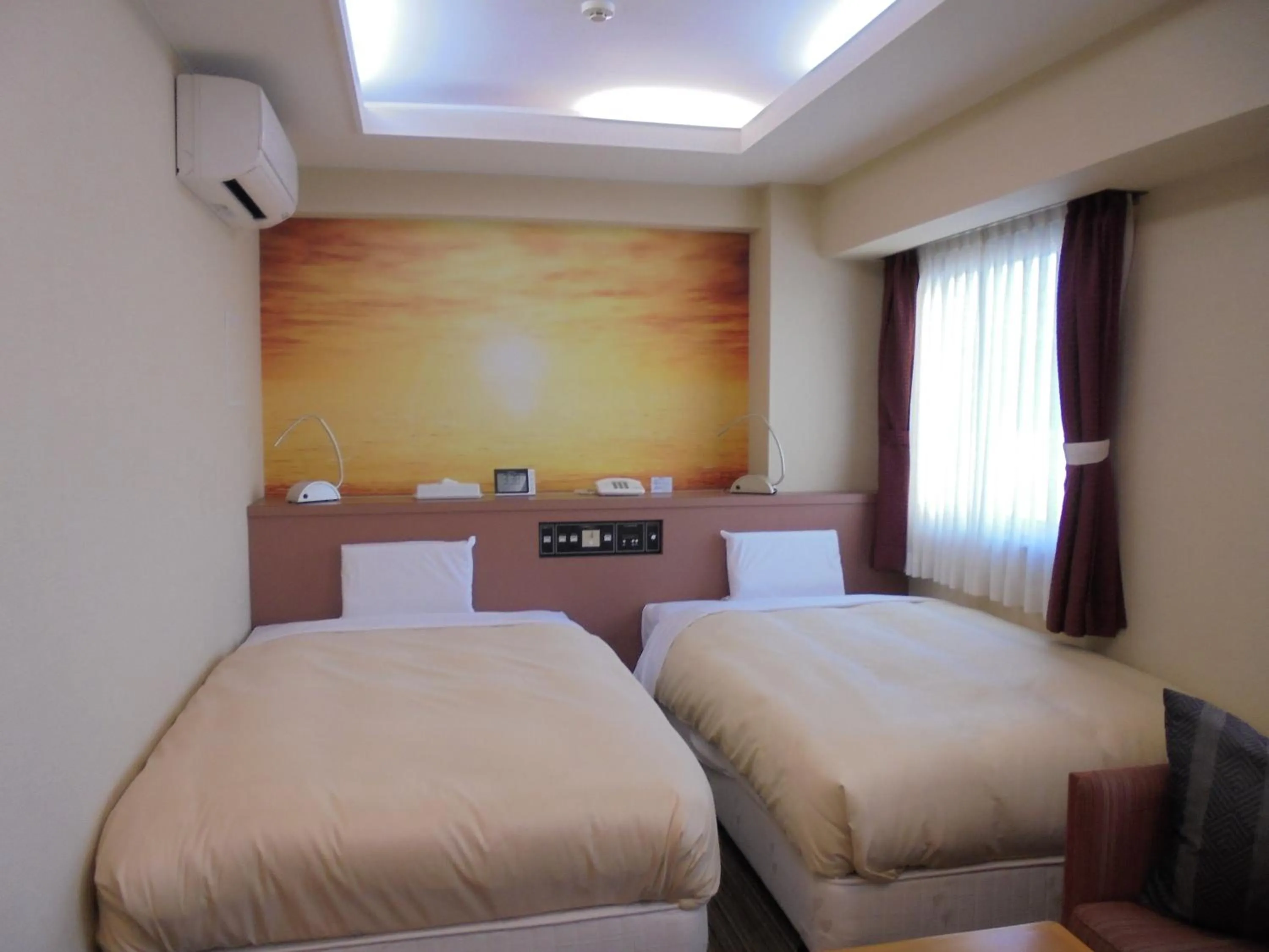 Bedroom, Bed in Spa & Sauna Hotel Hitachi Plaza