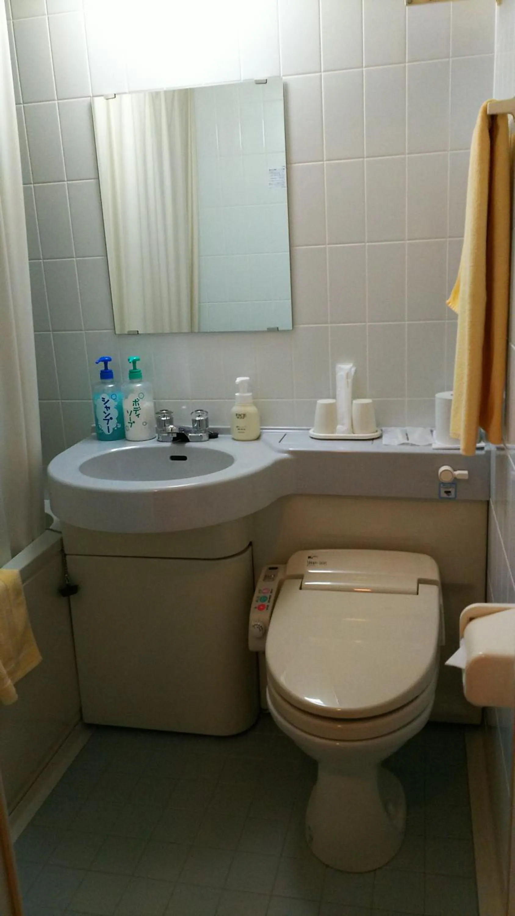 Shower in New Central Hotel Katsuta