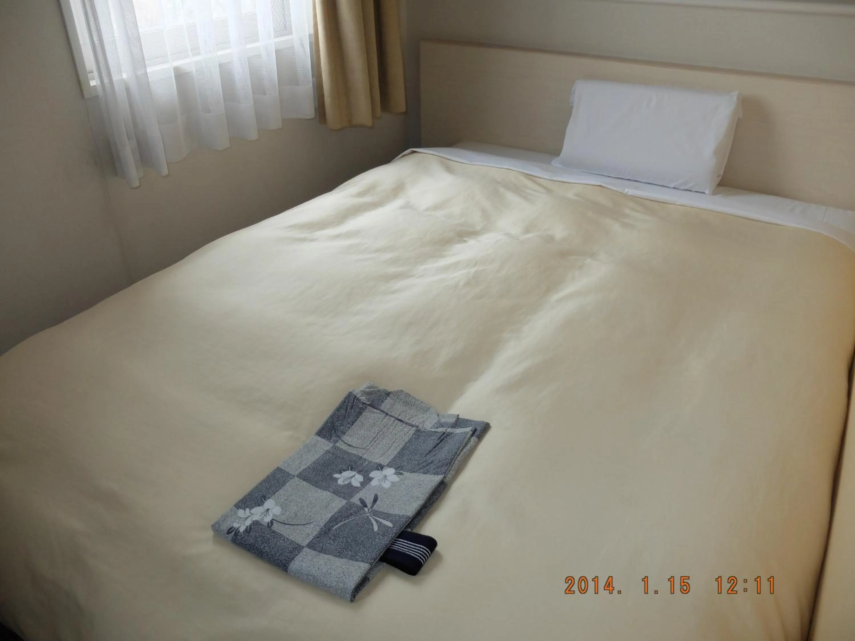Bed in Hotel Crown Hills Katsuta Omotechoten