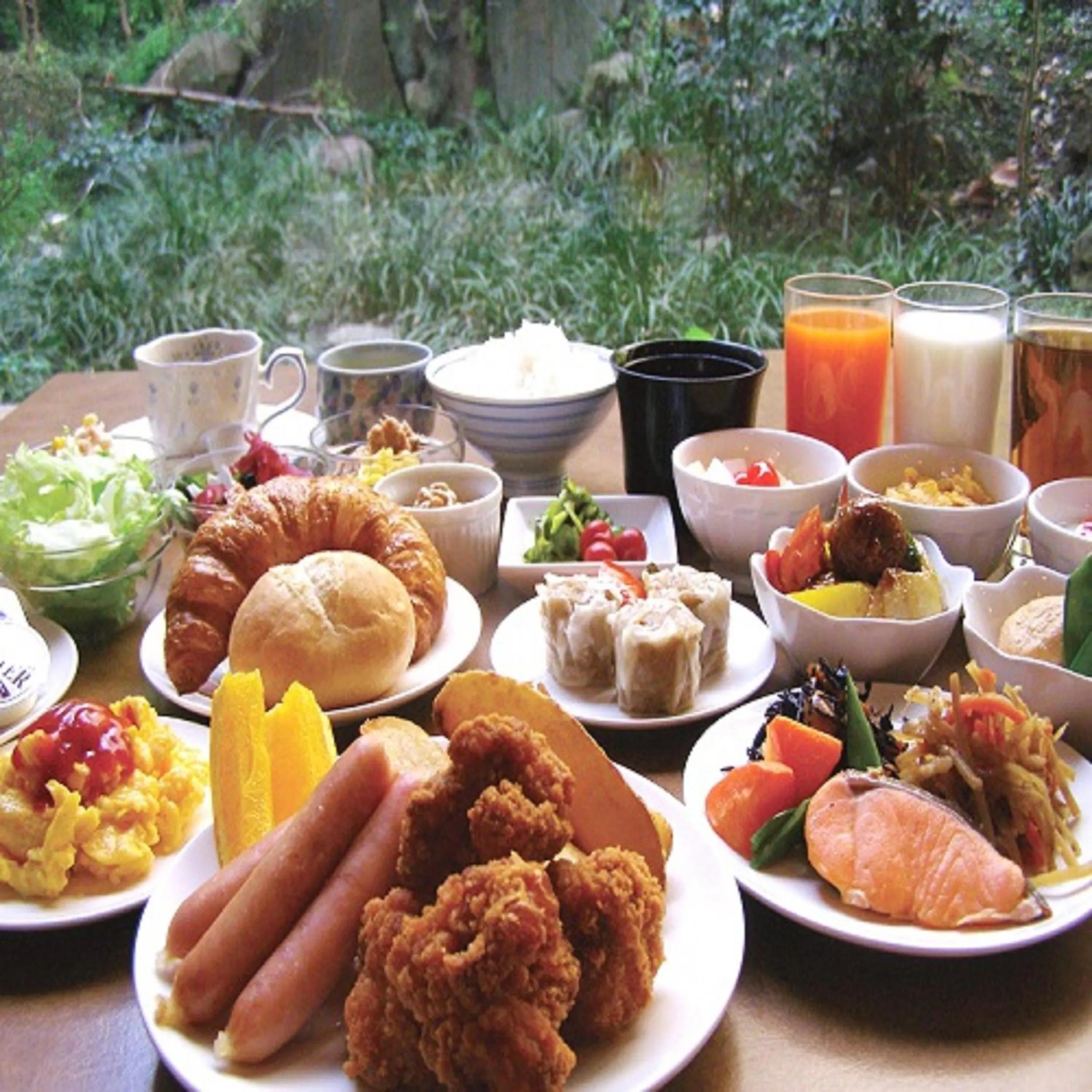 Buffet breakfast in Hotel Crown Hills Takefu