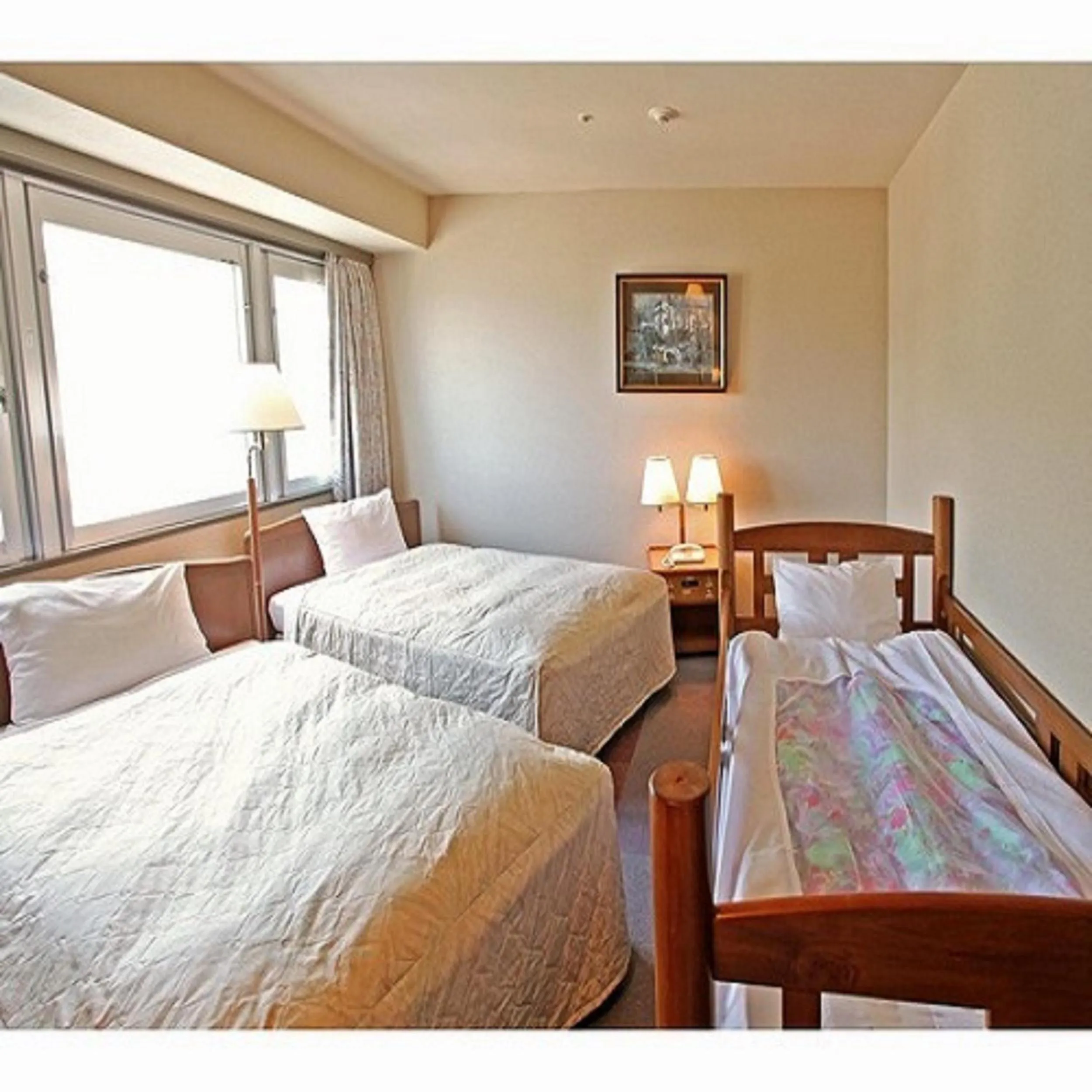 Bed in Hotel Crown Hills Takefu