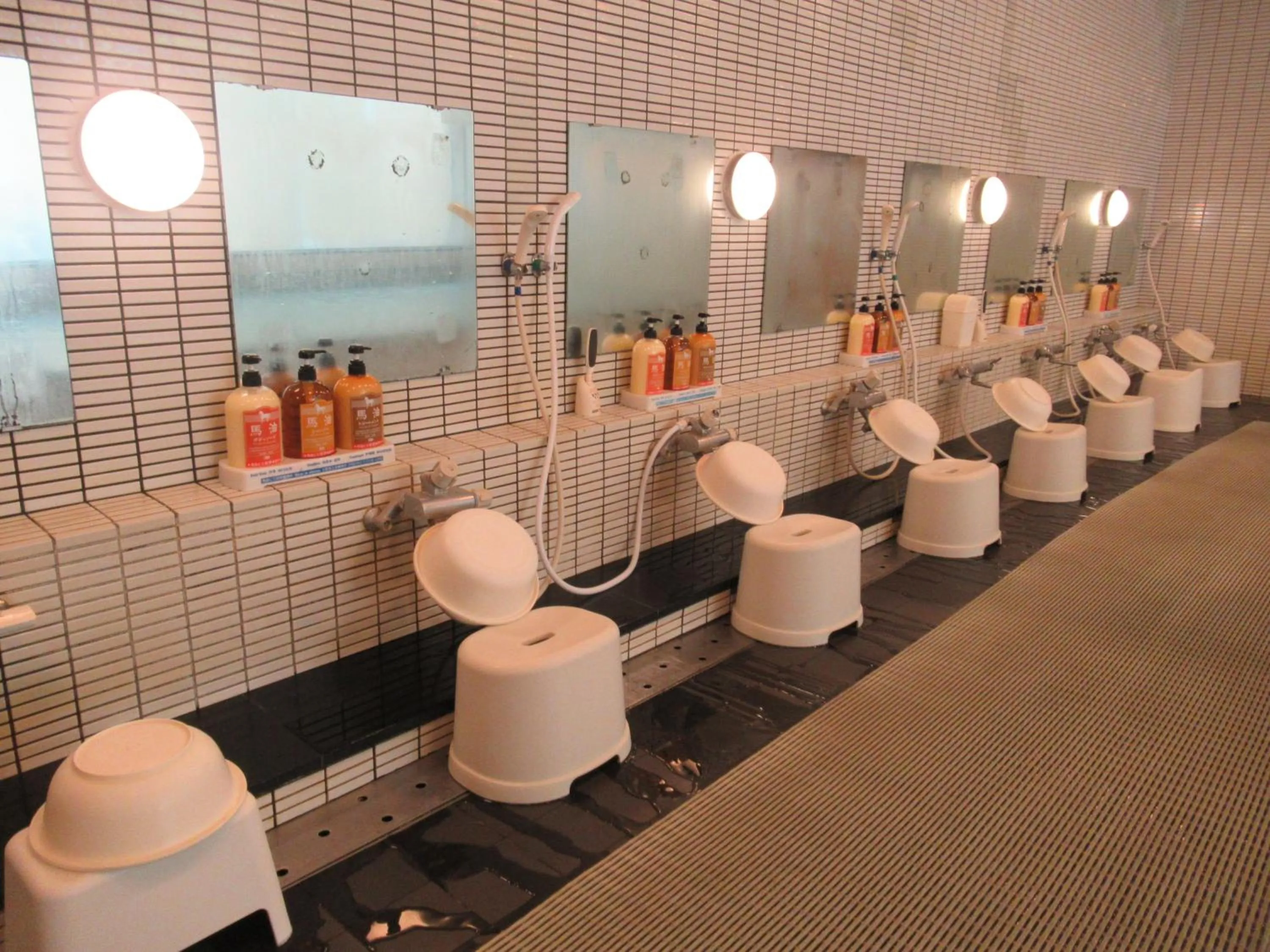 Hot Spring Bath in Kikuchi Kanko Hotel