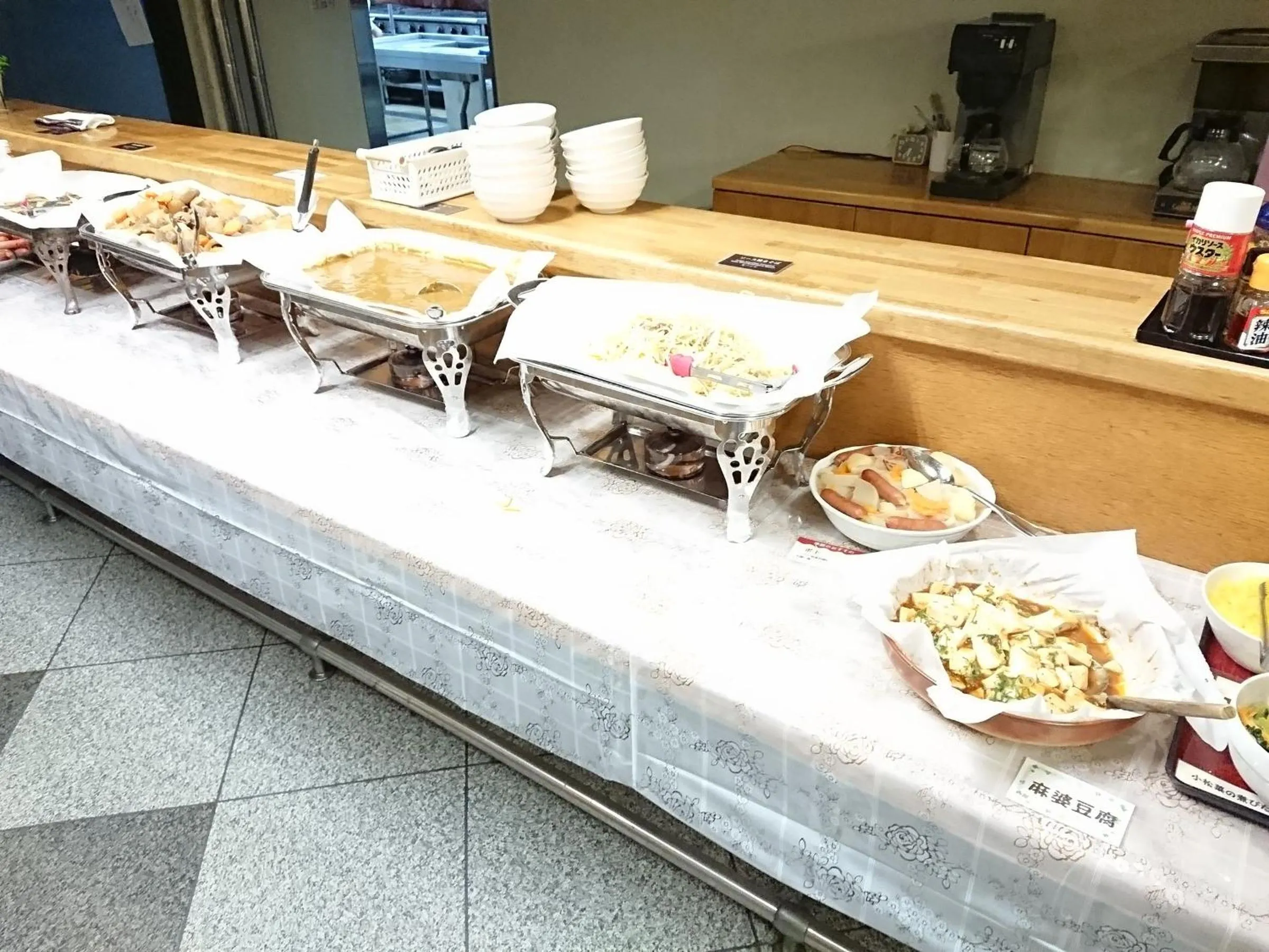 Buffet breakfast in Hotel Crown Hills Imabari
