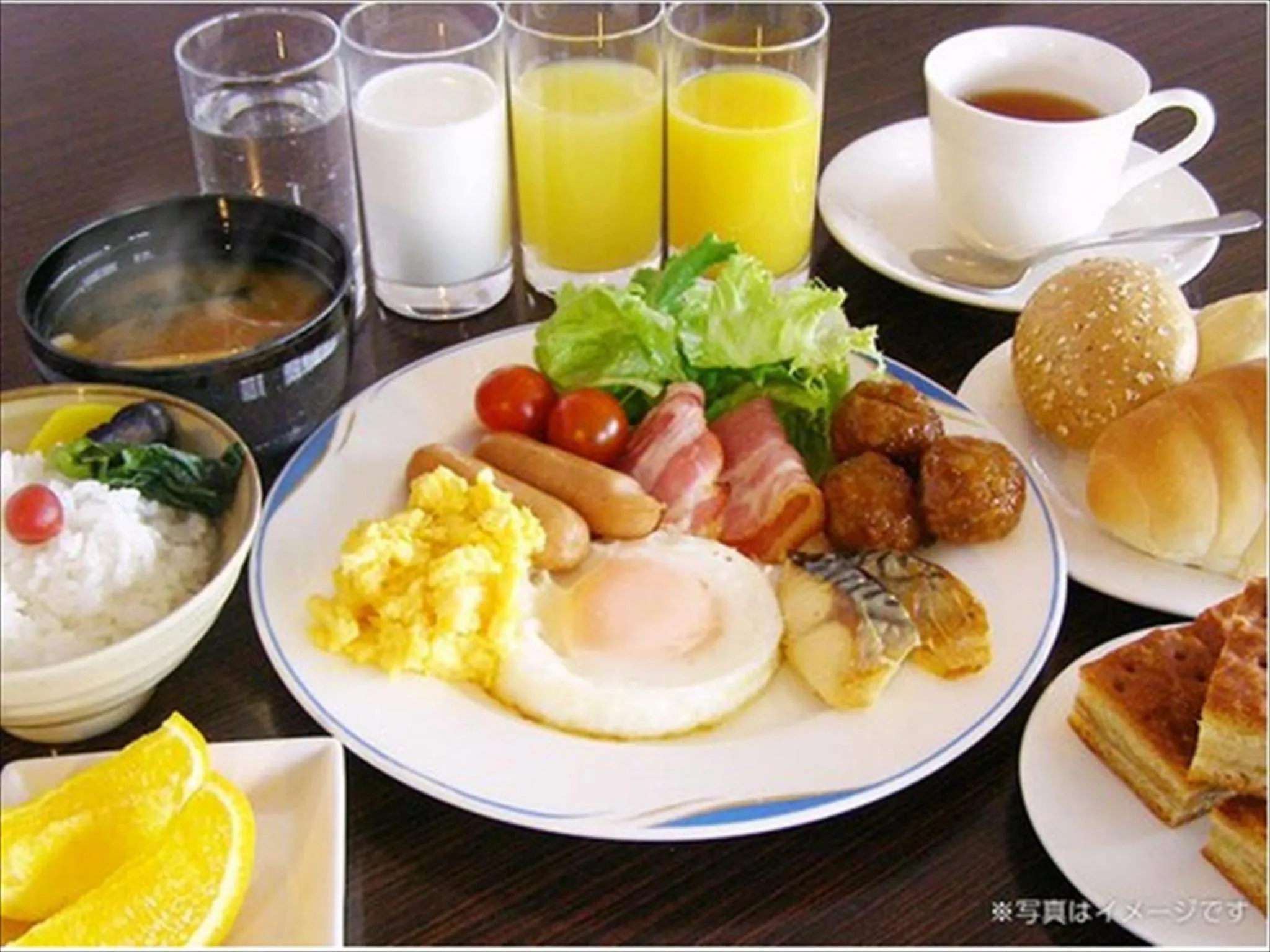 Breakfast in Hotel Higashihiroshima Hills Saijo