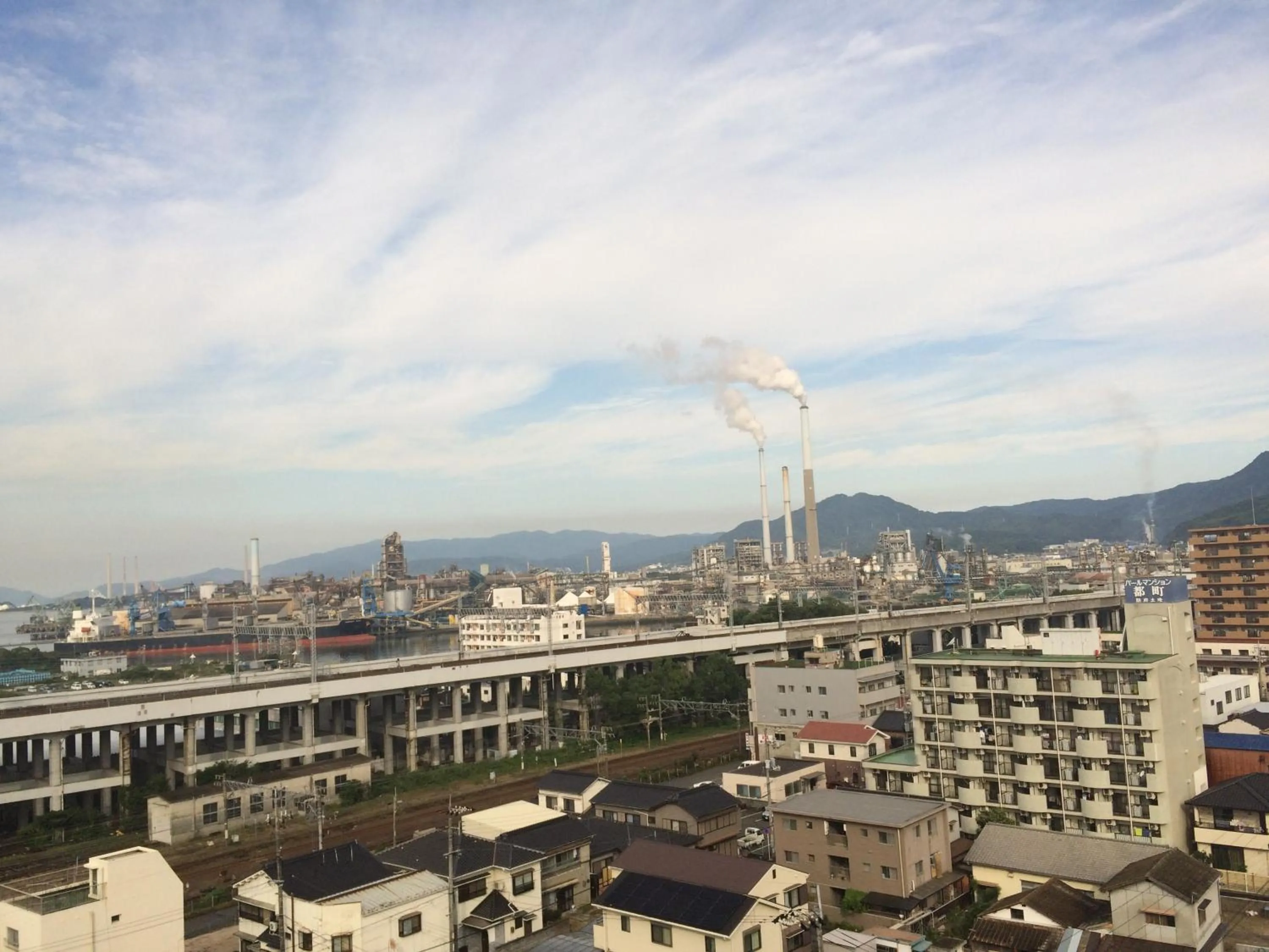 Mountain view in Hotel Crown Hills Tokuyama