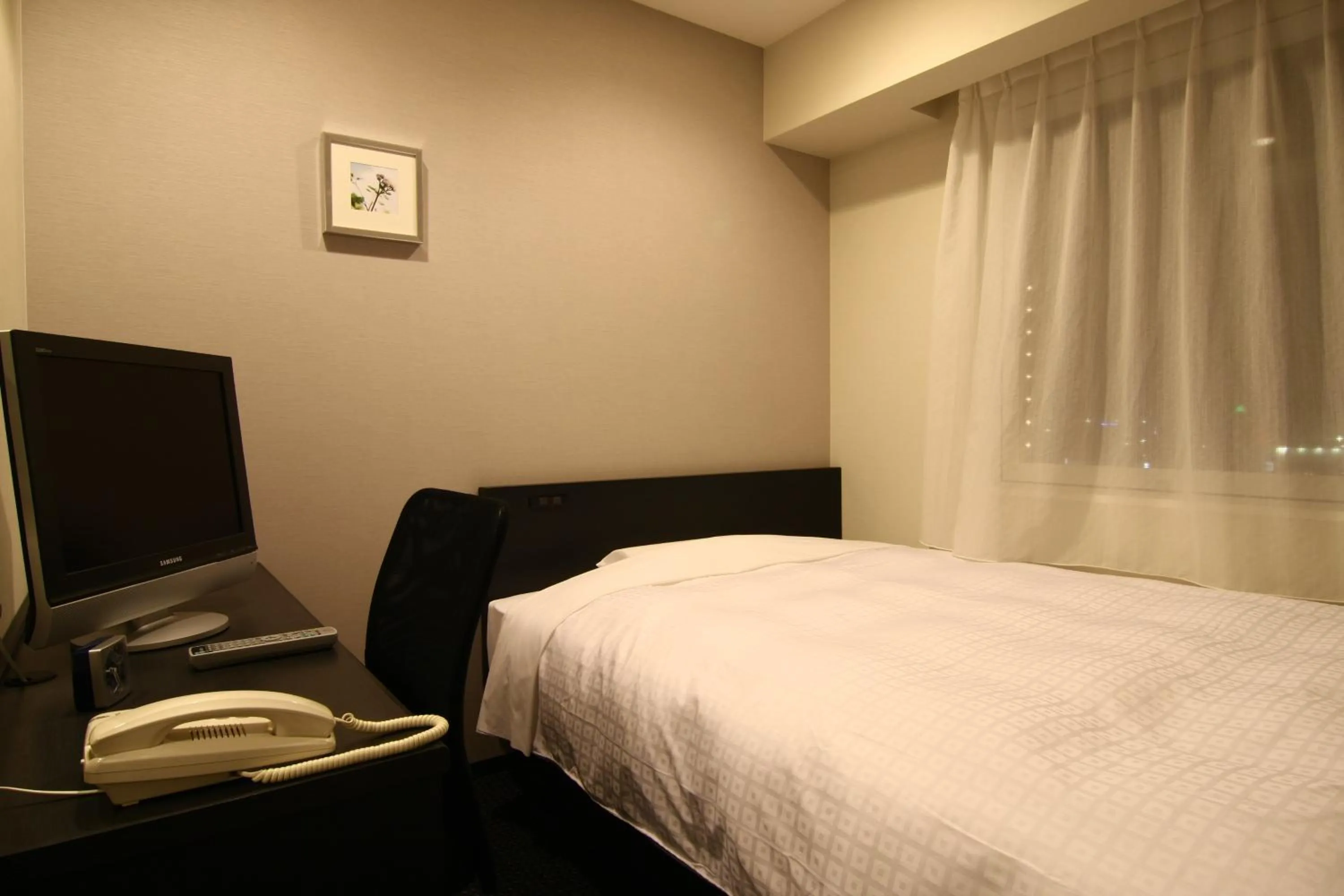 Bed in Hotel Crown Hills Kimitsu