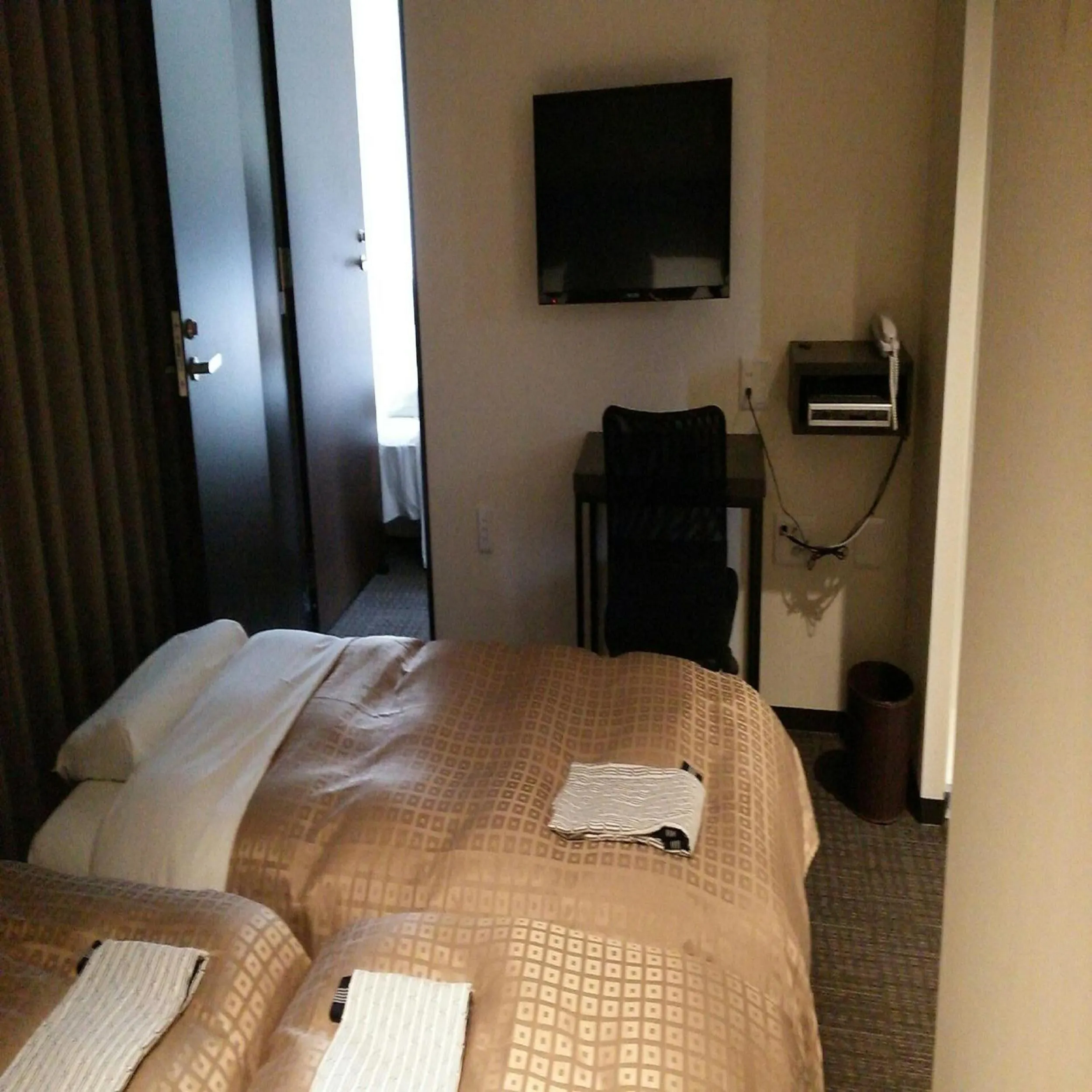 Bed in Hotel Crown Hills Kimitsu