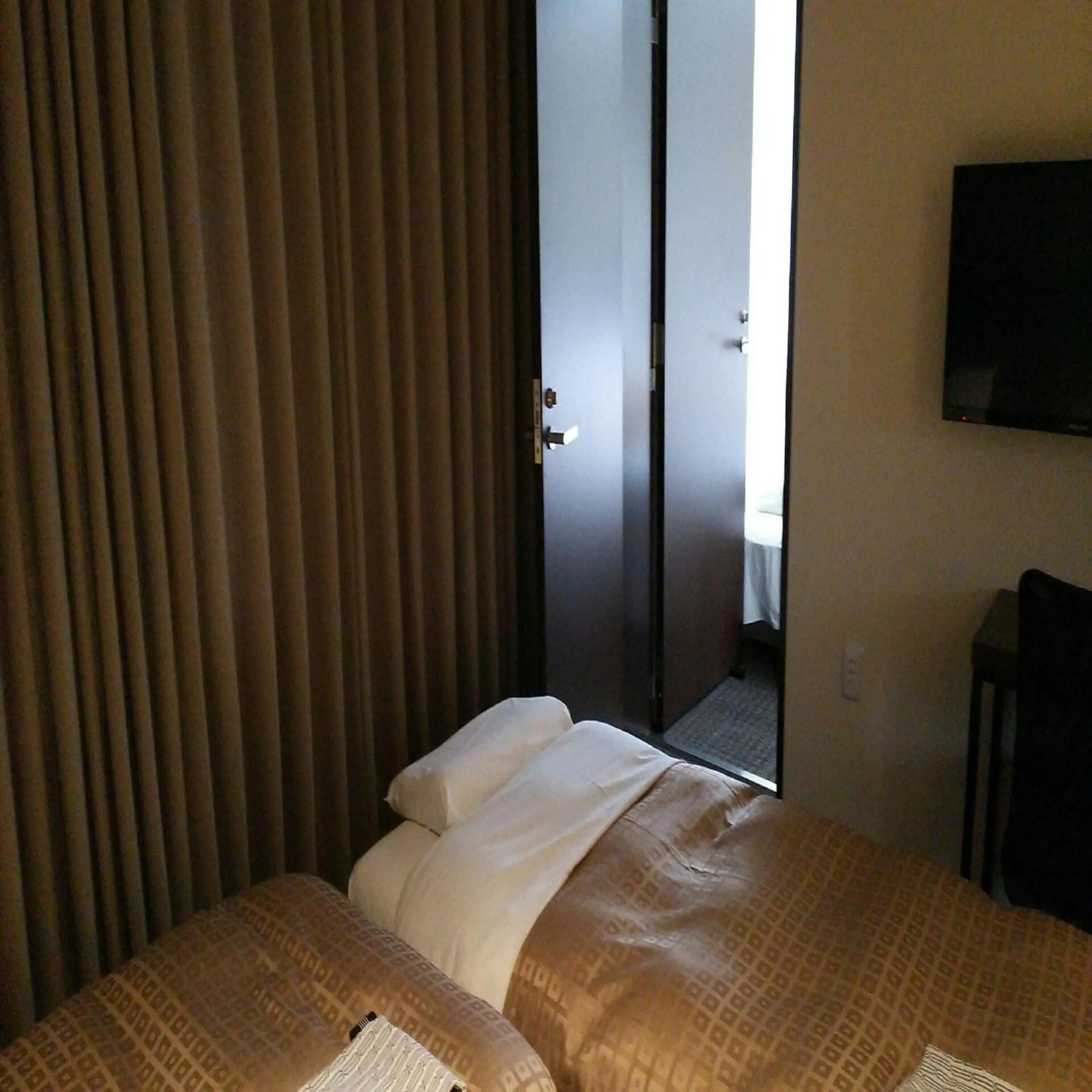 Bed in Hotel Crown Hills Kimitsu