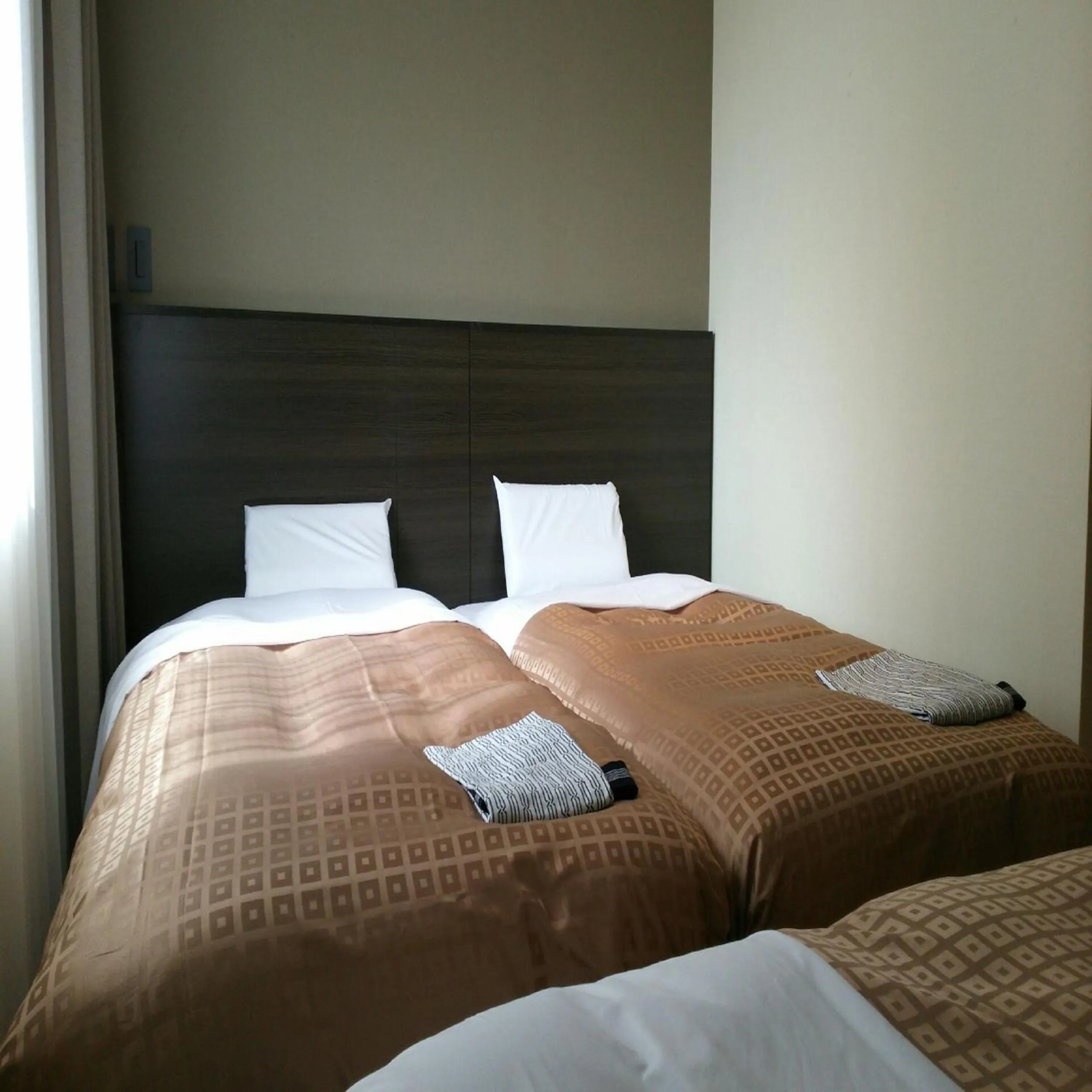 Bed in Hotel Crown Hills Kimitsu