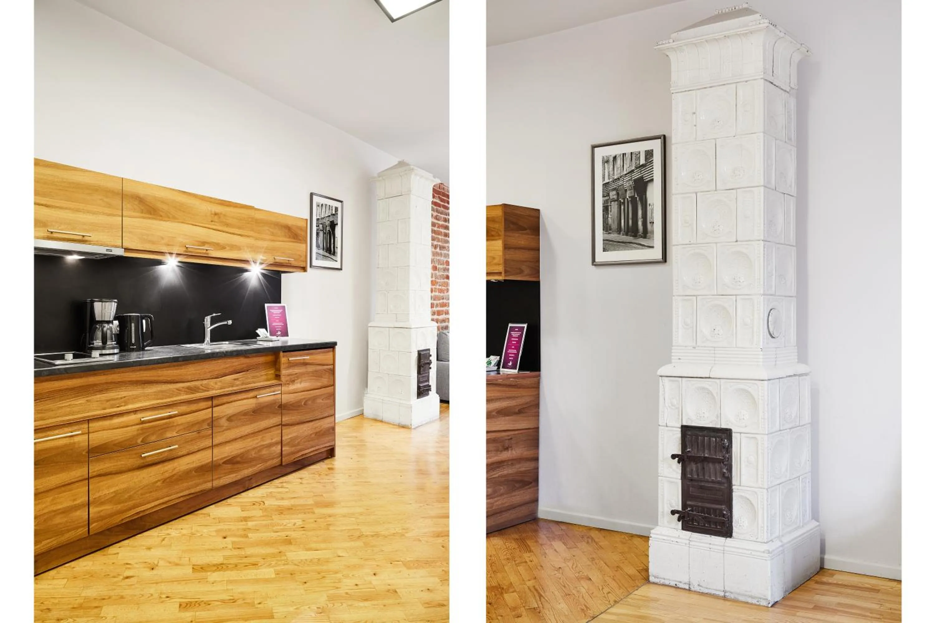 Kitchen or kitchenette in Krakow For You Main Square Apartments