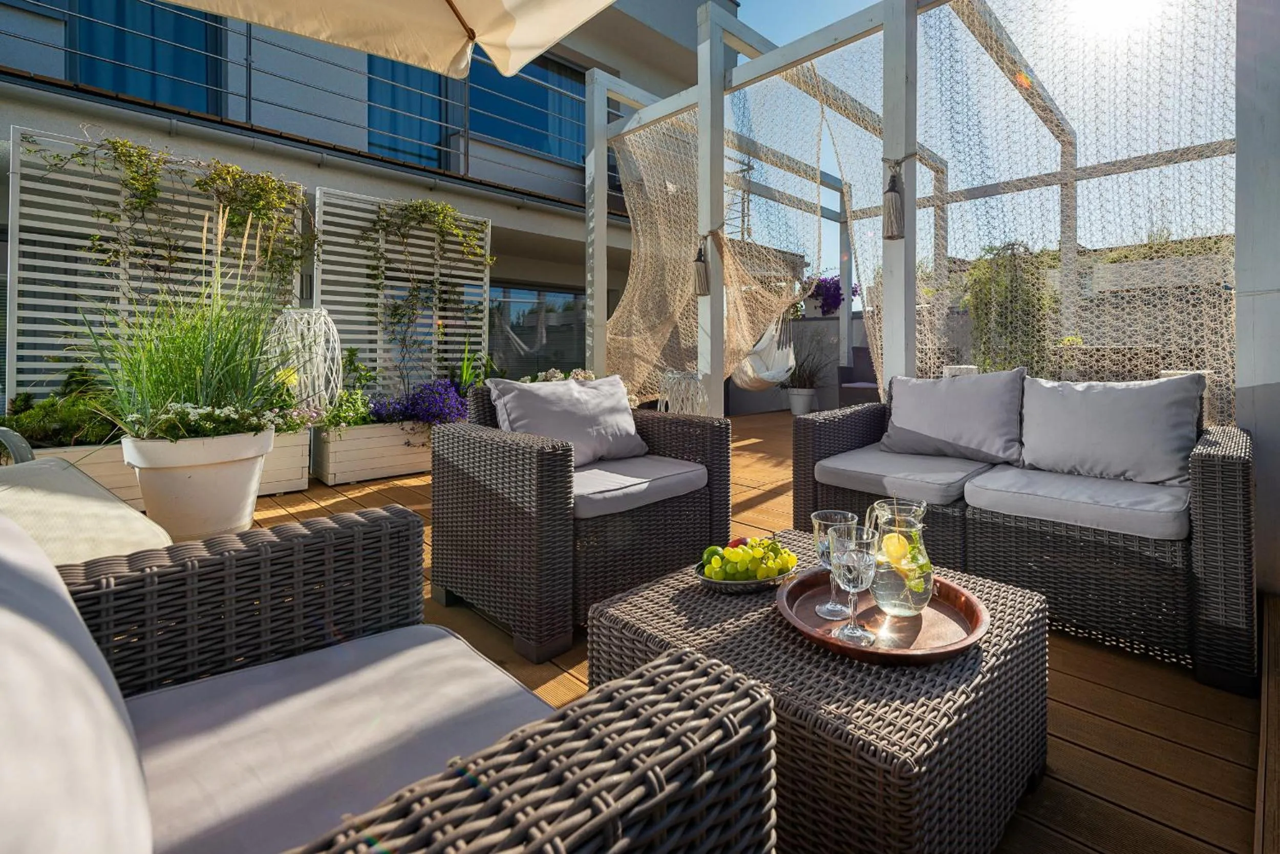 Garden in Kameralny Aparthotel Elegante Władysławowo - Adults Only