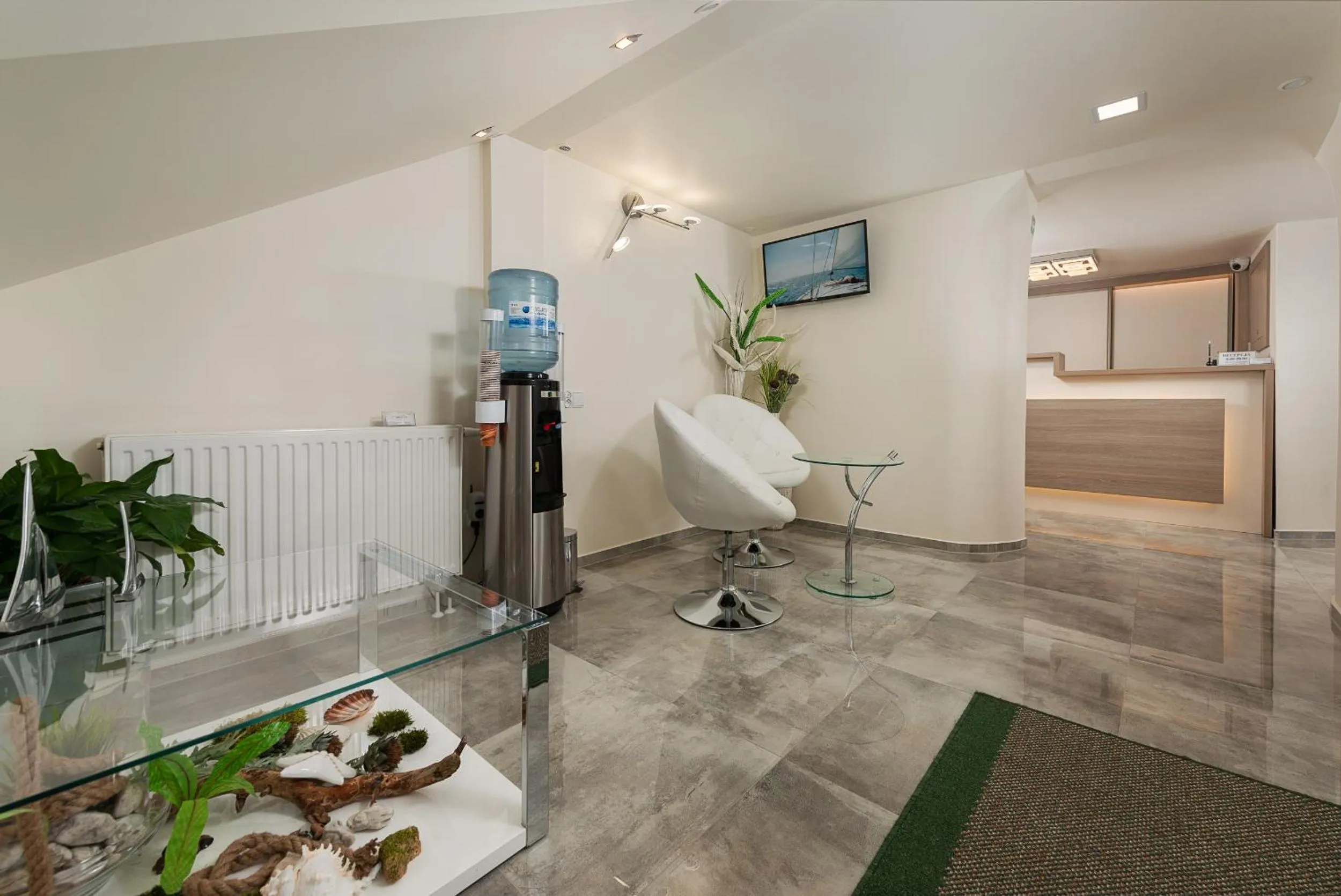 Lobby or reception in Kameralny Aparthotel Elegante Władysławowo - Adults Only