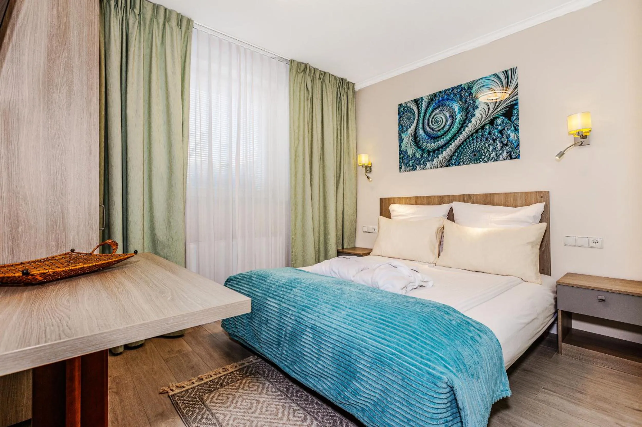 Bedroom, Bed in Kameralny Aparthotel Elegante Władysławowo - Adults Only