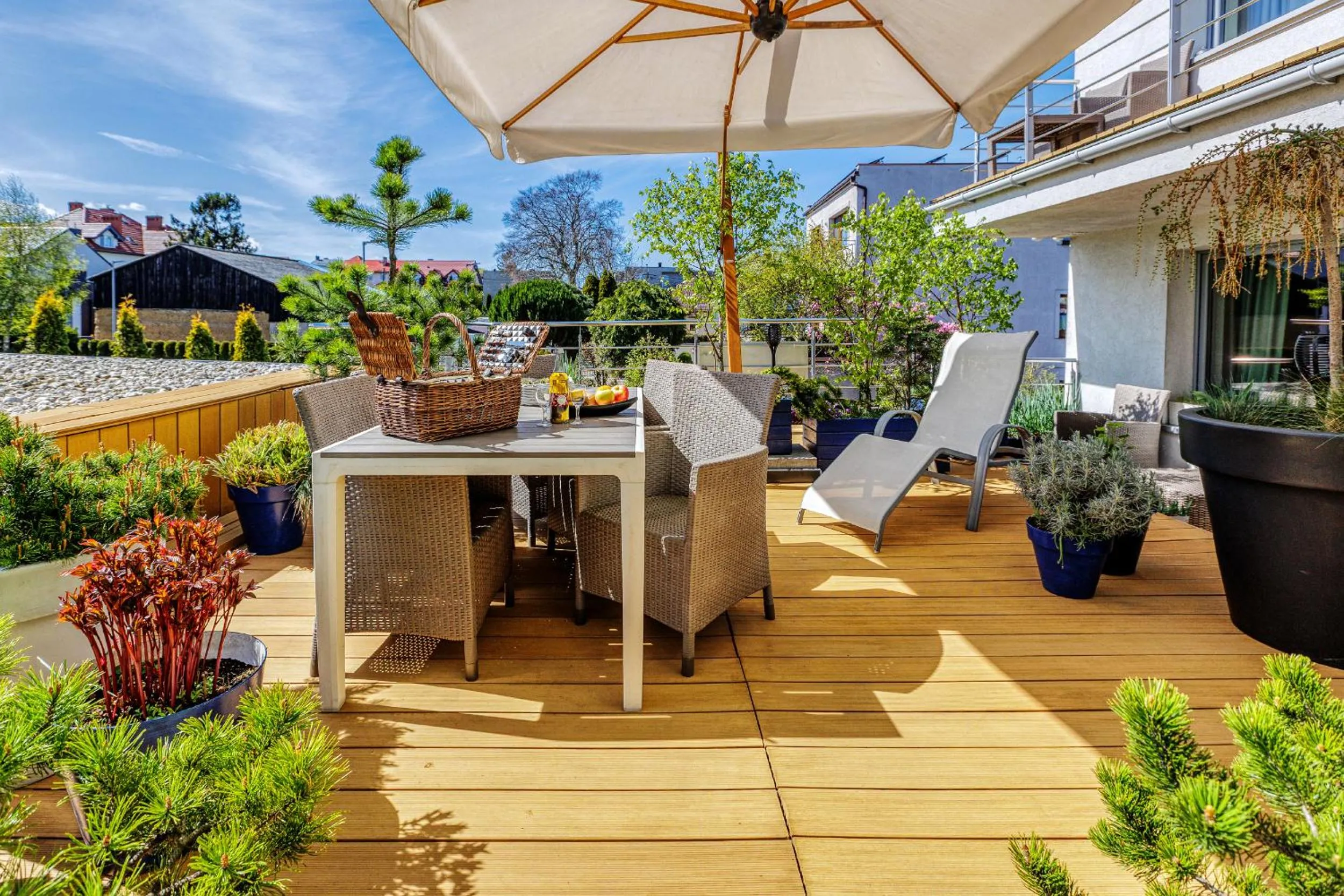 Balcony/Terrace in Kameralny Aparthotel Elegante Władysławowo - Adults Only