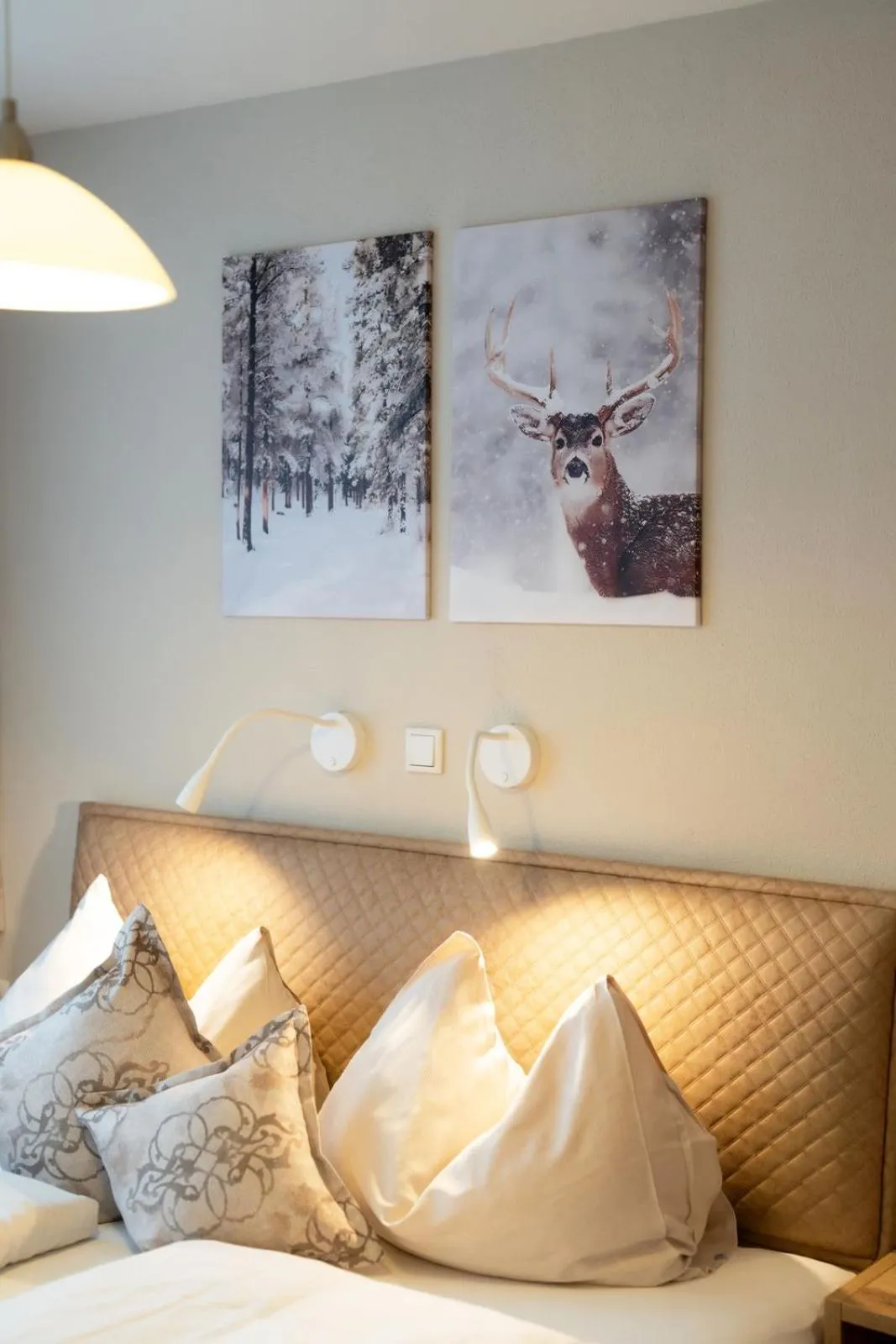 Decorative detail, Bed in Landhotel Berger