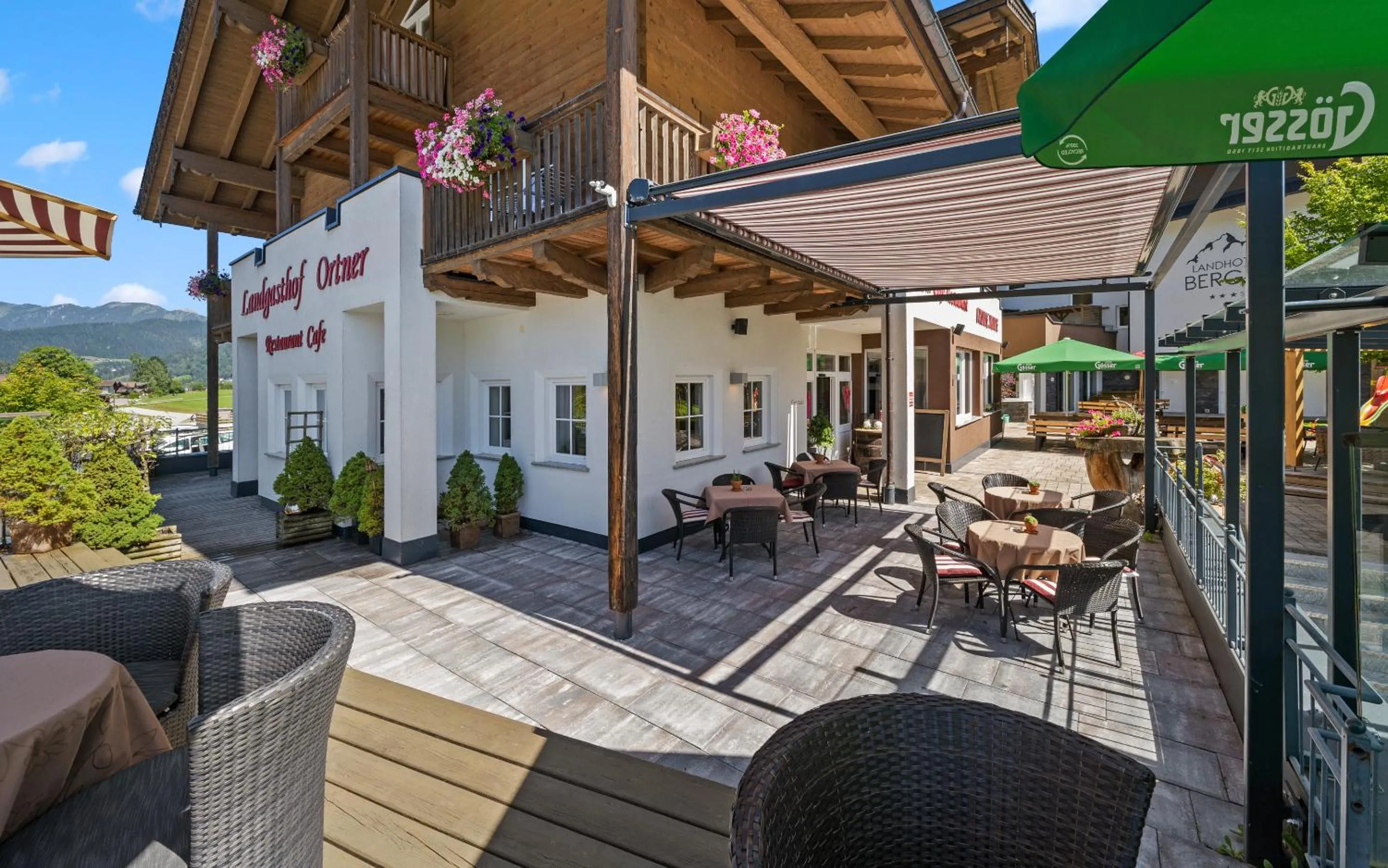 Garden in Landhotel Berger