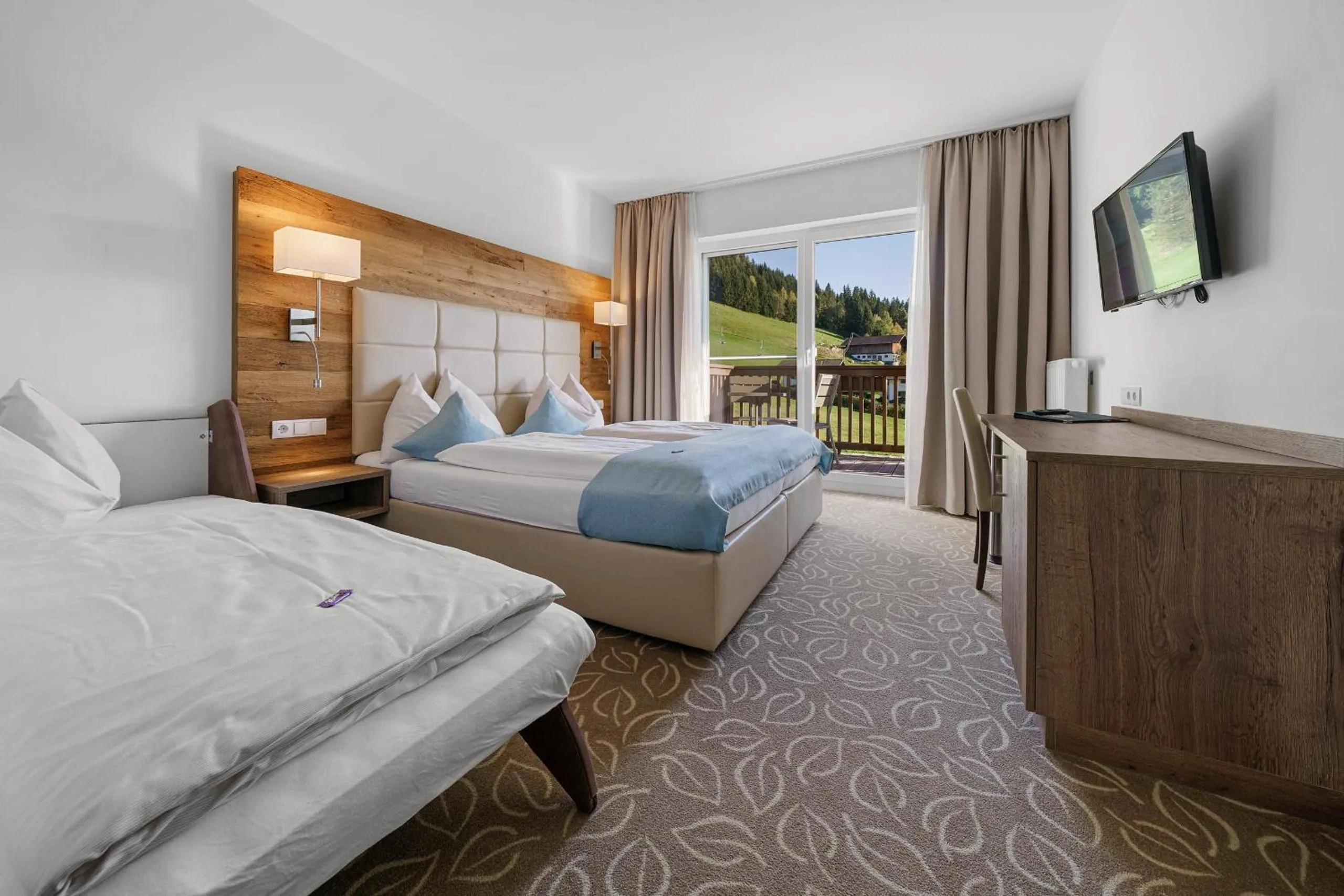 Bed in Landhotel Berger