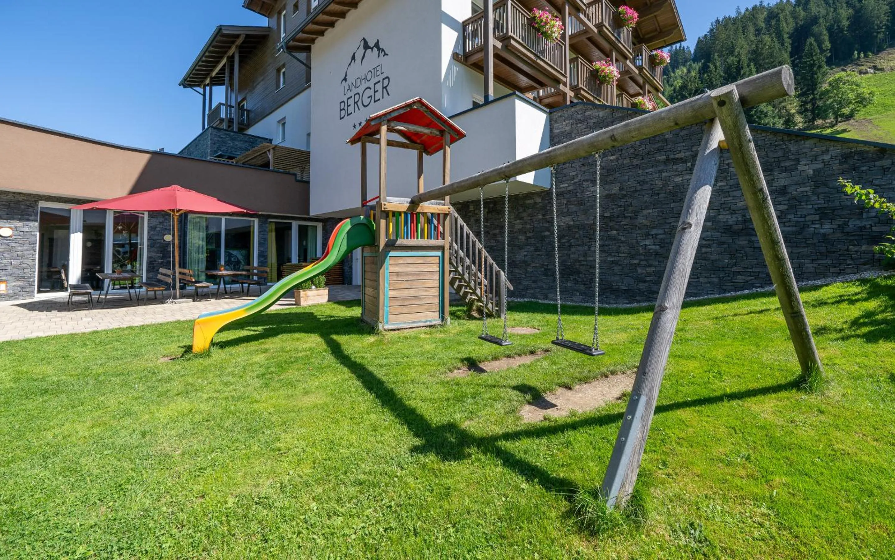 Children play ground in Landhotel Berger