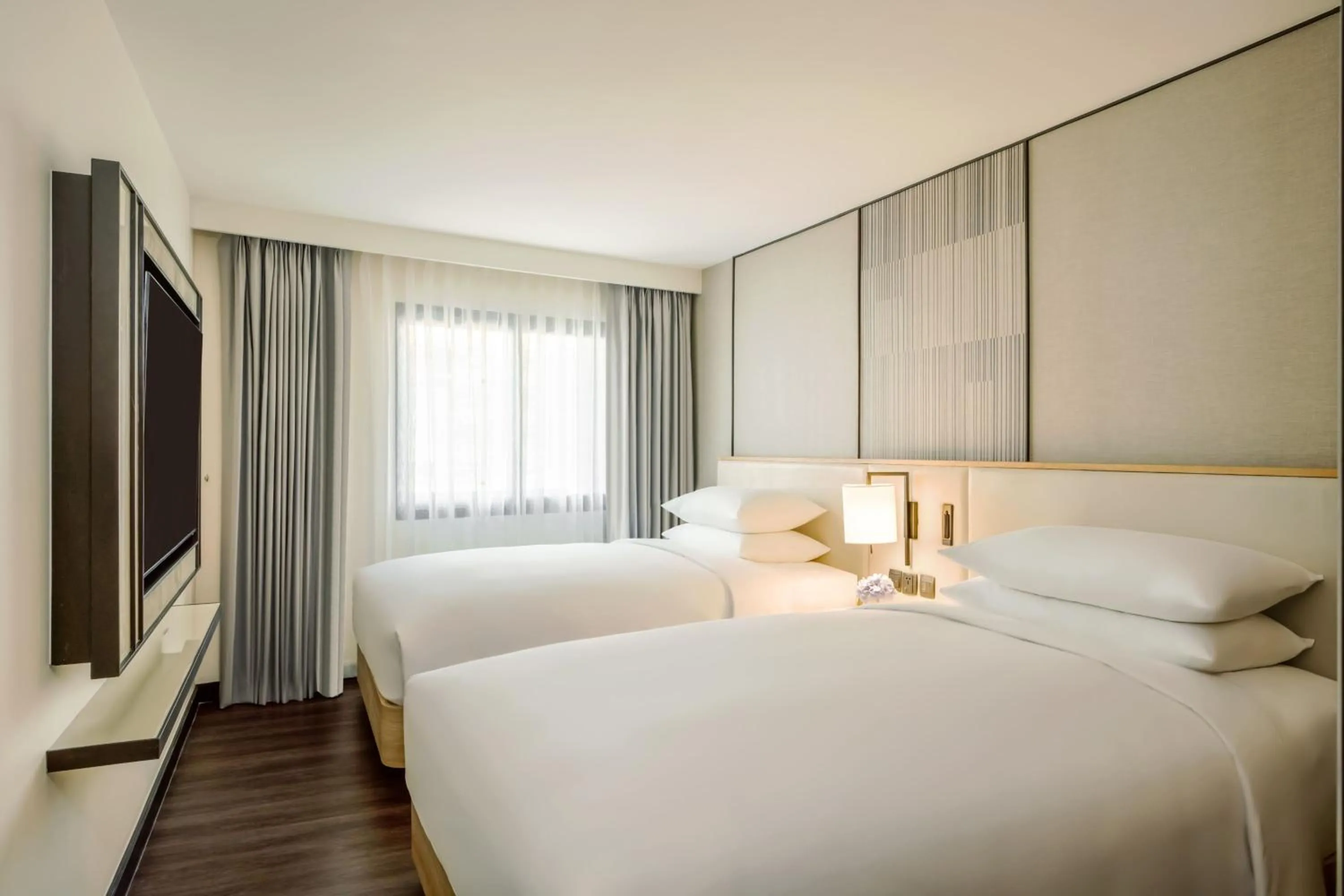 Bedroom, Bed in Marriott Executive Apartments Bangkok, Sukhumvit 50