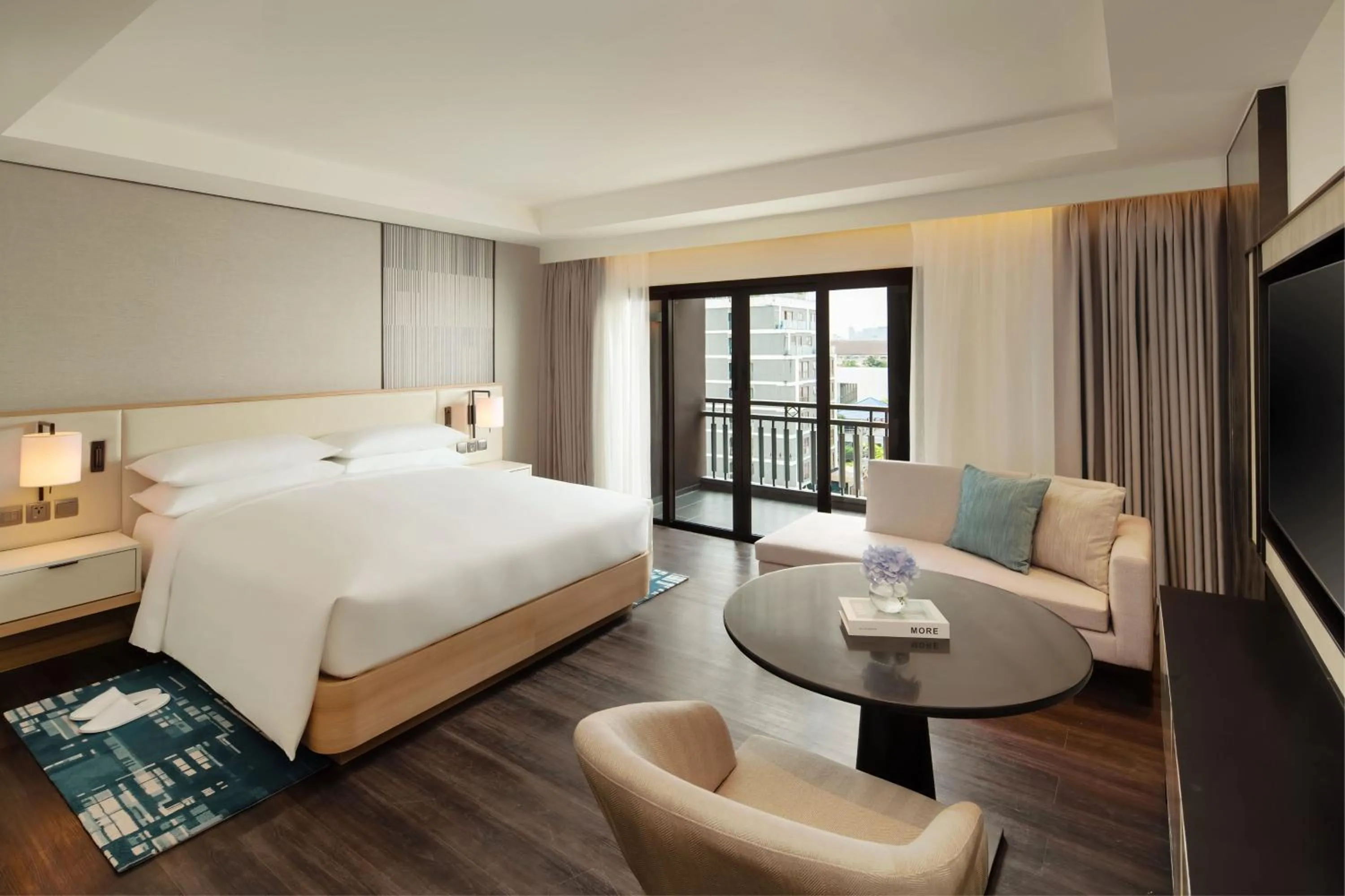 Bedroom, Bed in Marriott Executive Apartments Bangkok, Sukhumvit 50